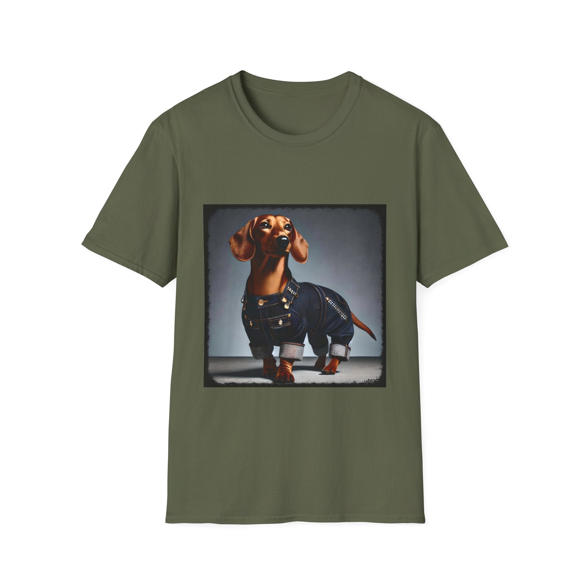Dachshund Denim Dream | Unisex Dog T-Shirt