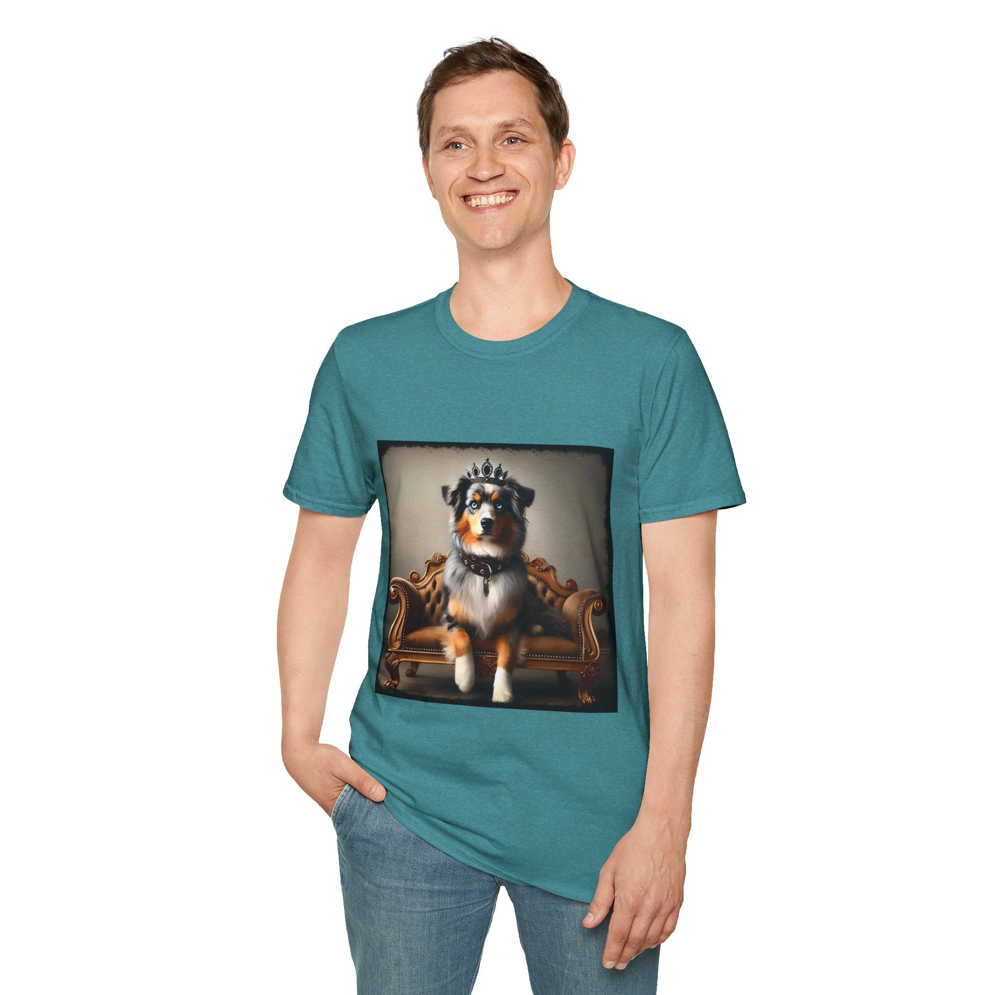 Miniature American Shepherd Crowned Princess | Unisex Dog T-Shirt