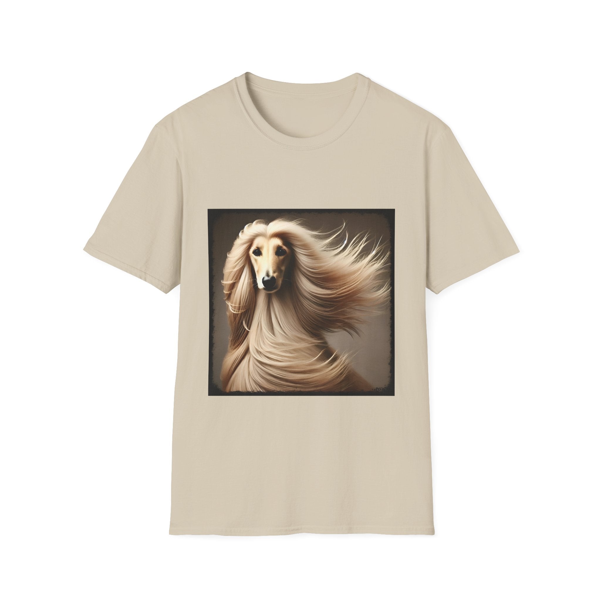 Afghan Hound Sultry Supermodel | Unisex Dog T-Shirt