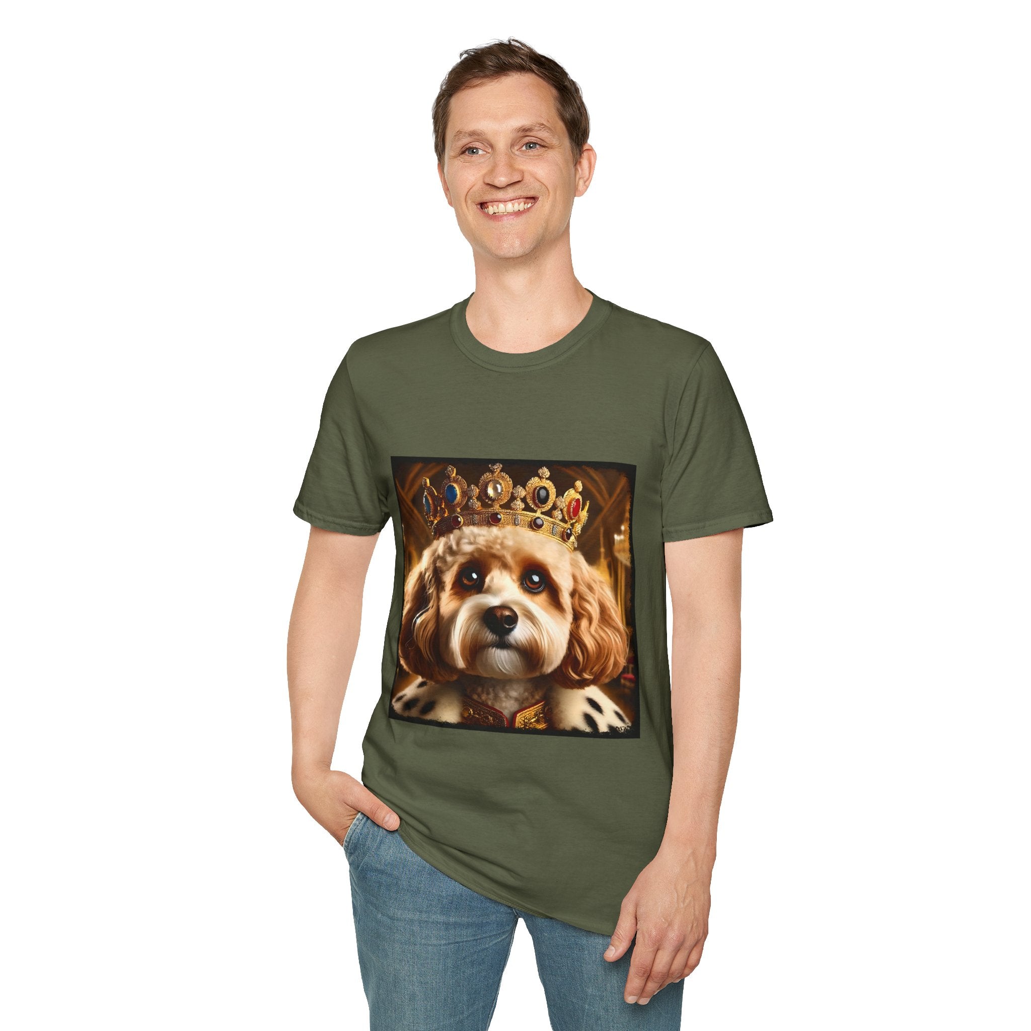 Cavapoo Mighty Monarch | Unisex Dog T-Shirt