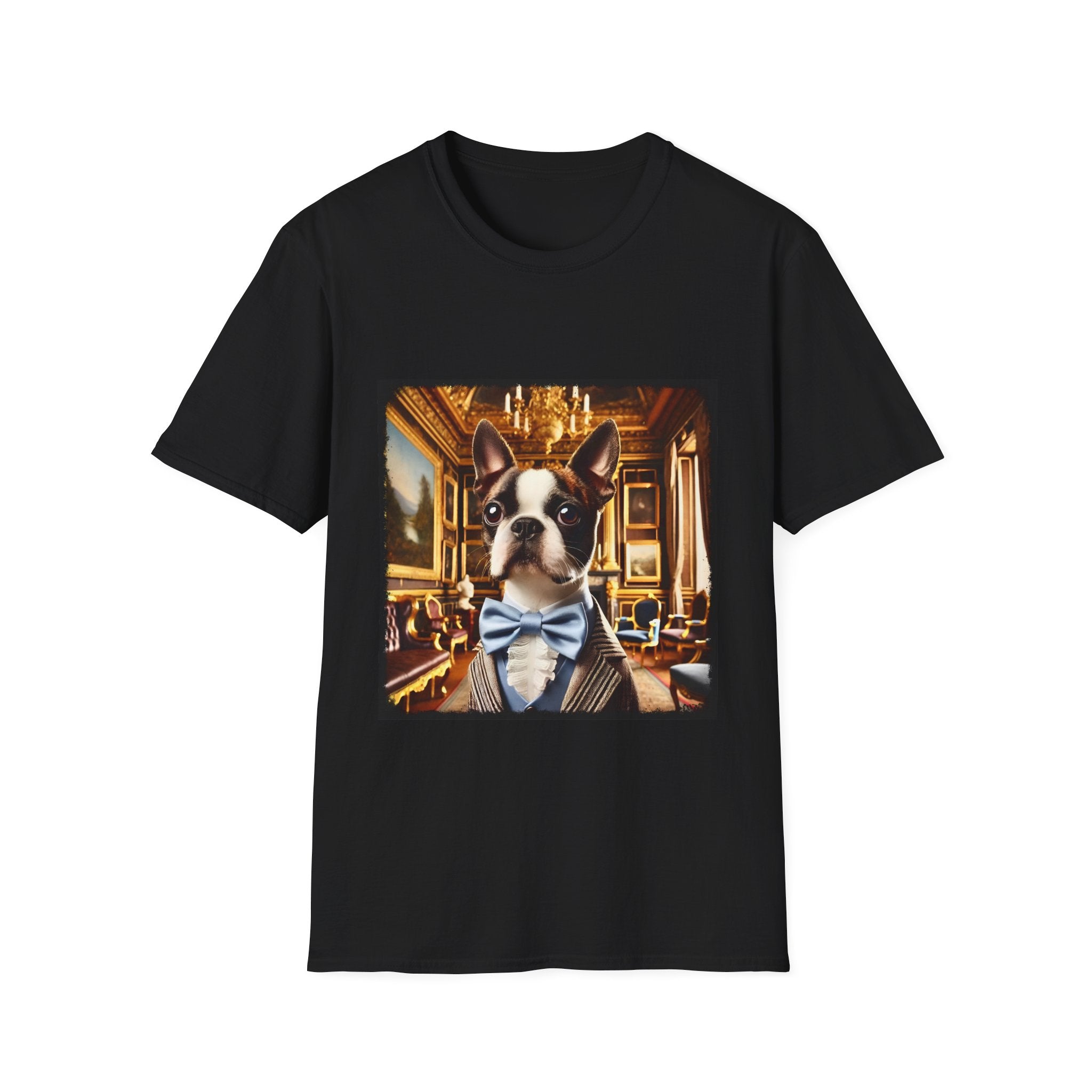 Unisex Boston Terrier graphic tee Rich Rouge