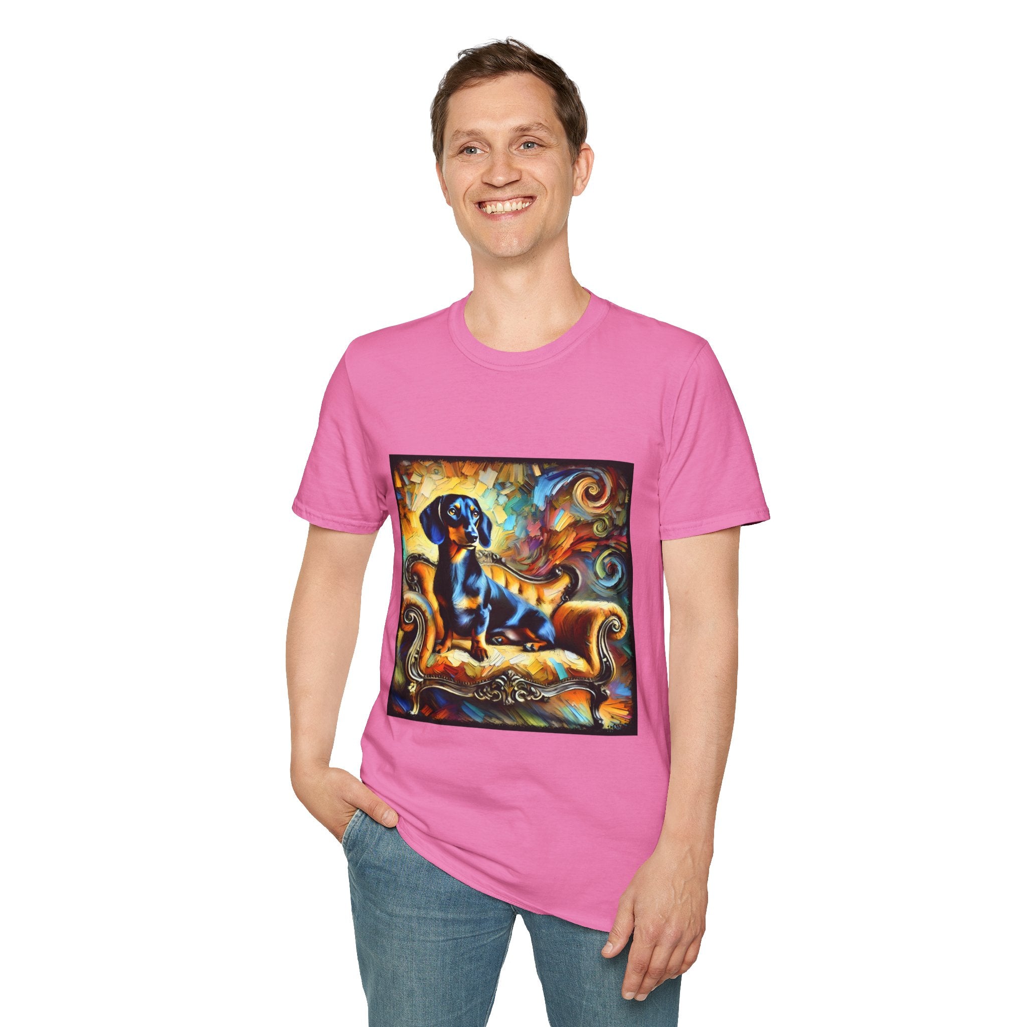 Dachshund Bold Swirl | Unisex Dog T-Shirt
