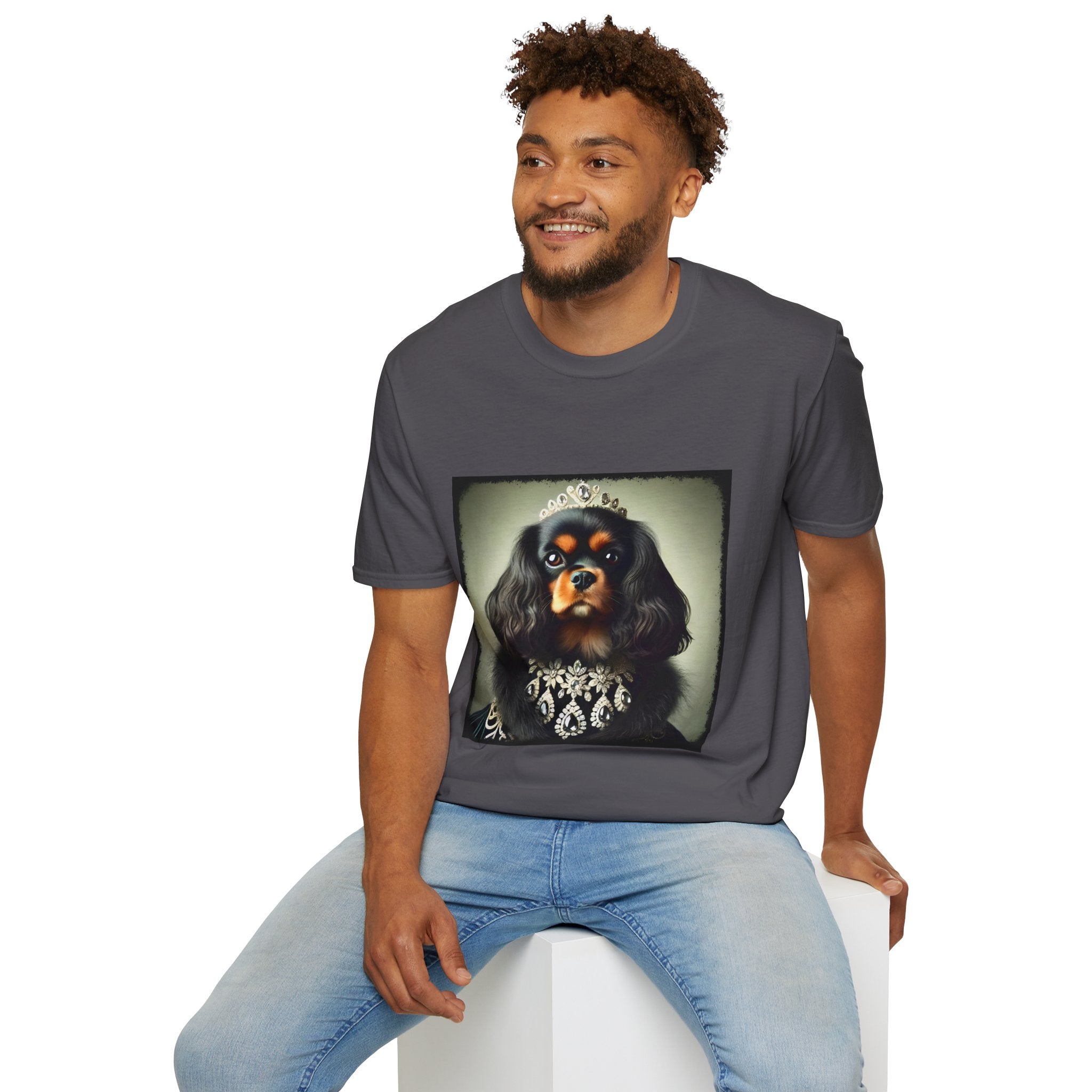 Cavalier King Charles Spaniel Status Sniffer | Unisex Dog T-Shirt