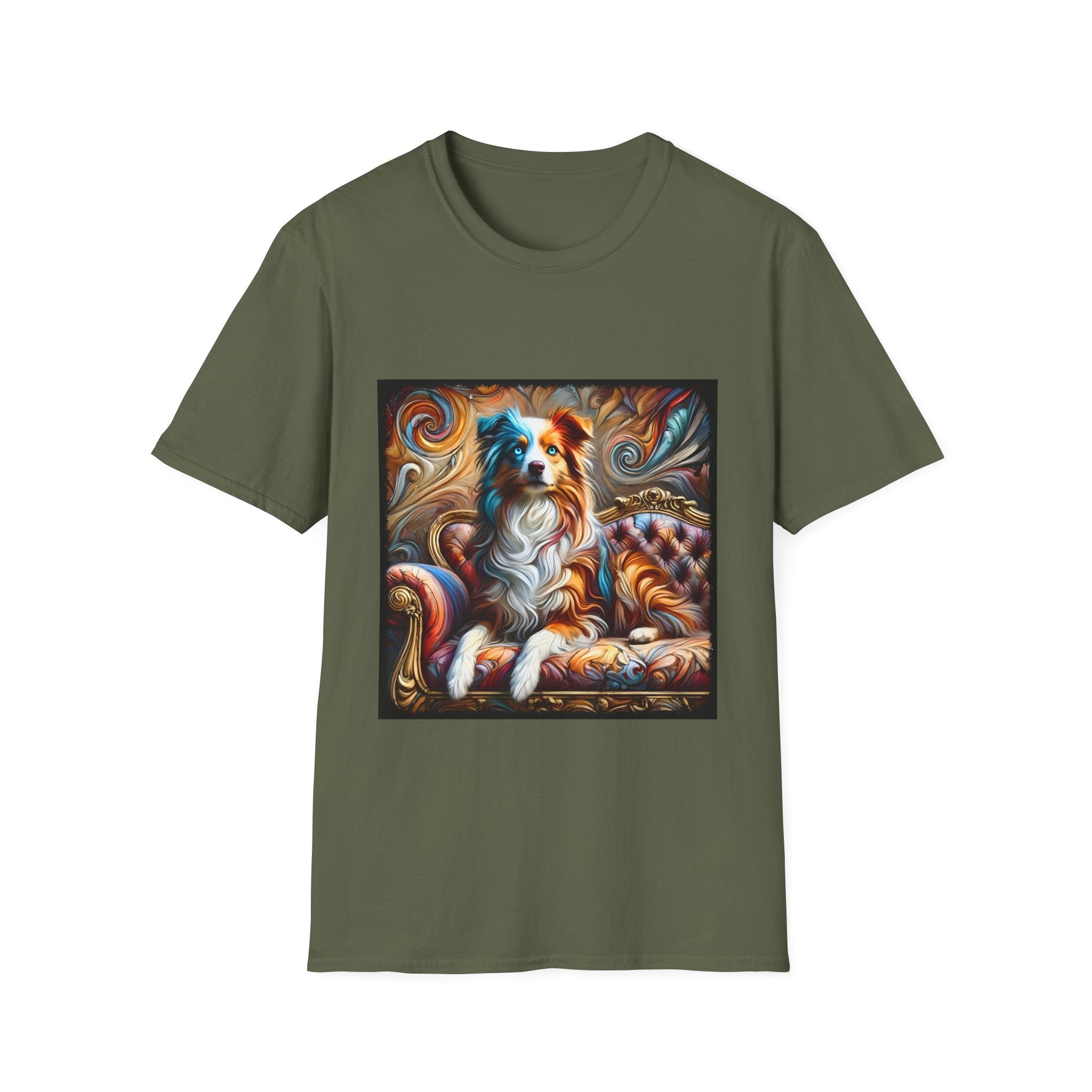 Miniature American Shepherd Bold Swirl |  Unisex Dog T-Shirt