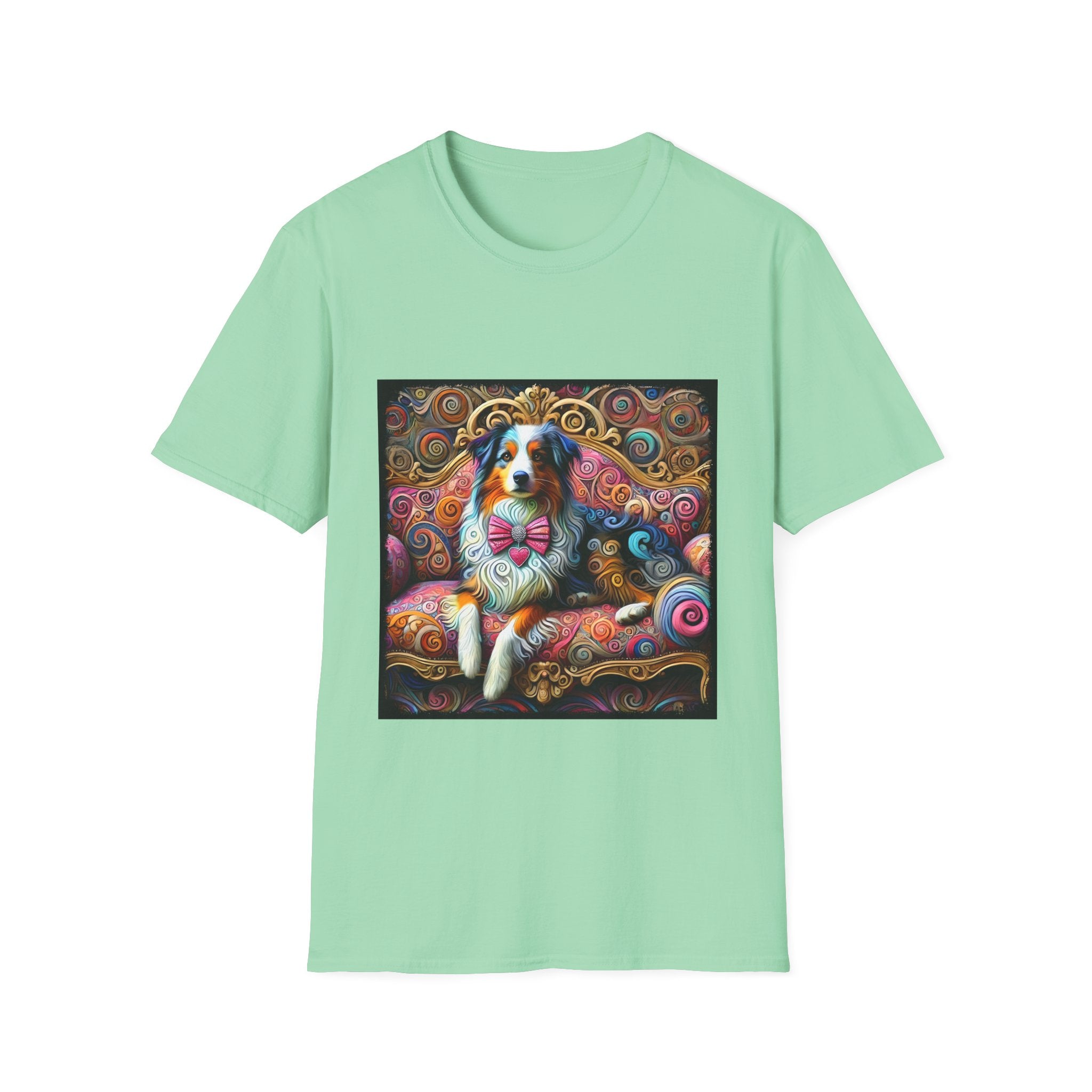 Australian Shepherd Love Swirl | Unisex Dog T-Shirt