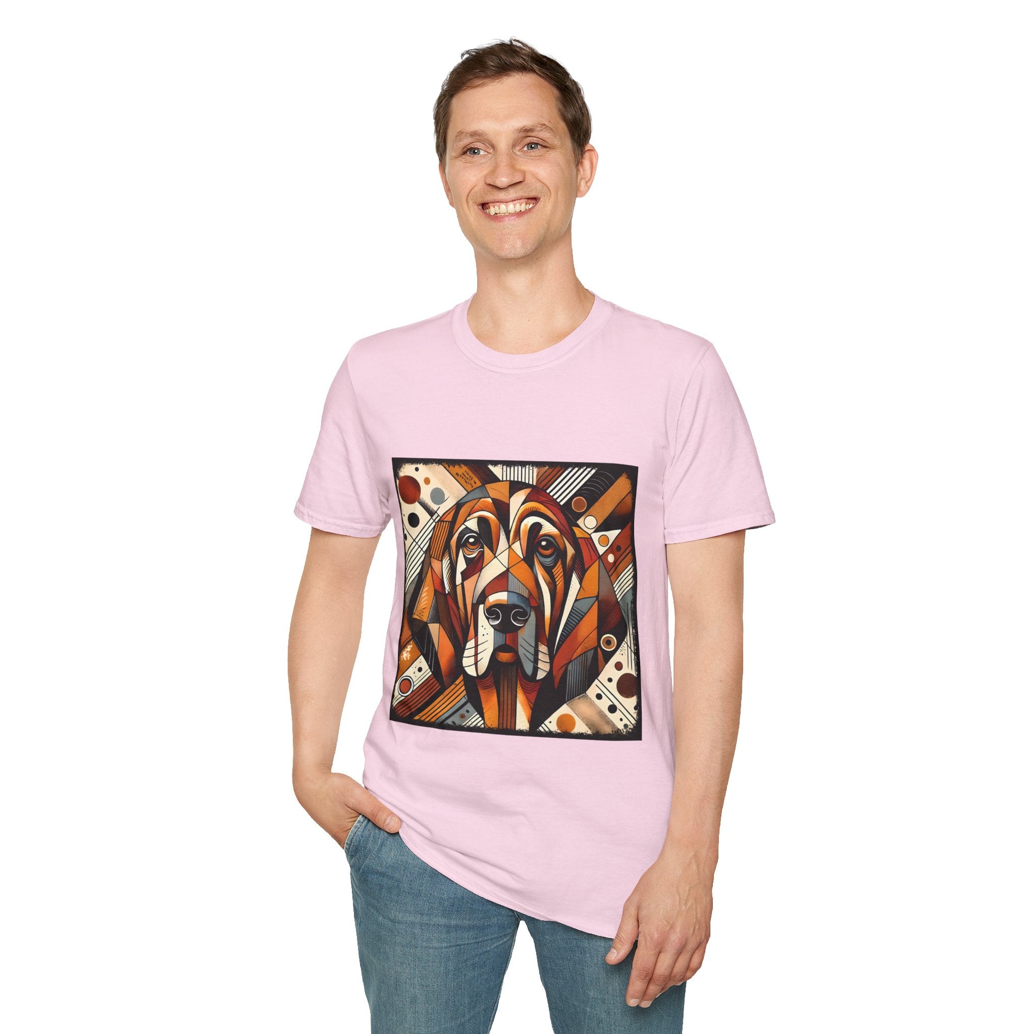 Bloodhound Bold Geometric | Unisex Dog T-Shirt