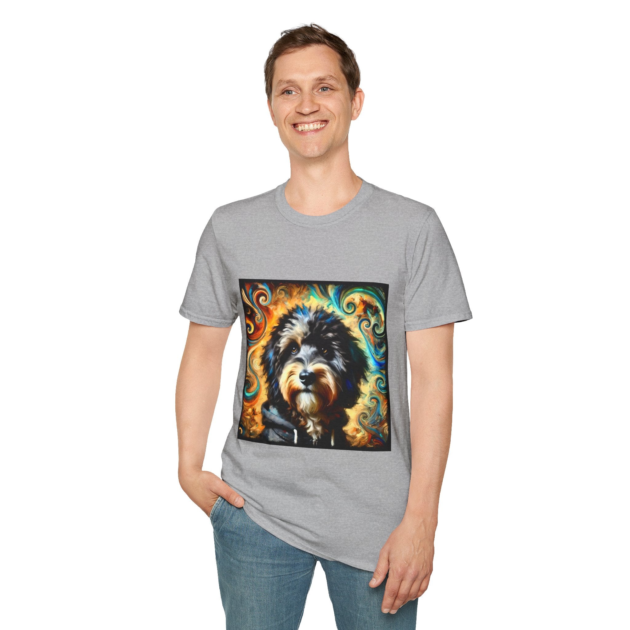 Aussiedoodle Hoodie Swirl | Unisex Dog T-Shirt