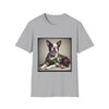 Boston Terrier Camo Cutie | Unisex Dog T-Shirt