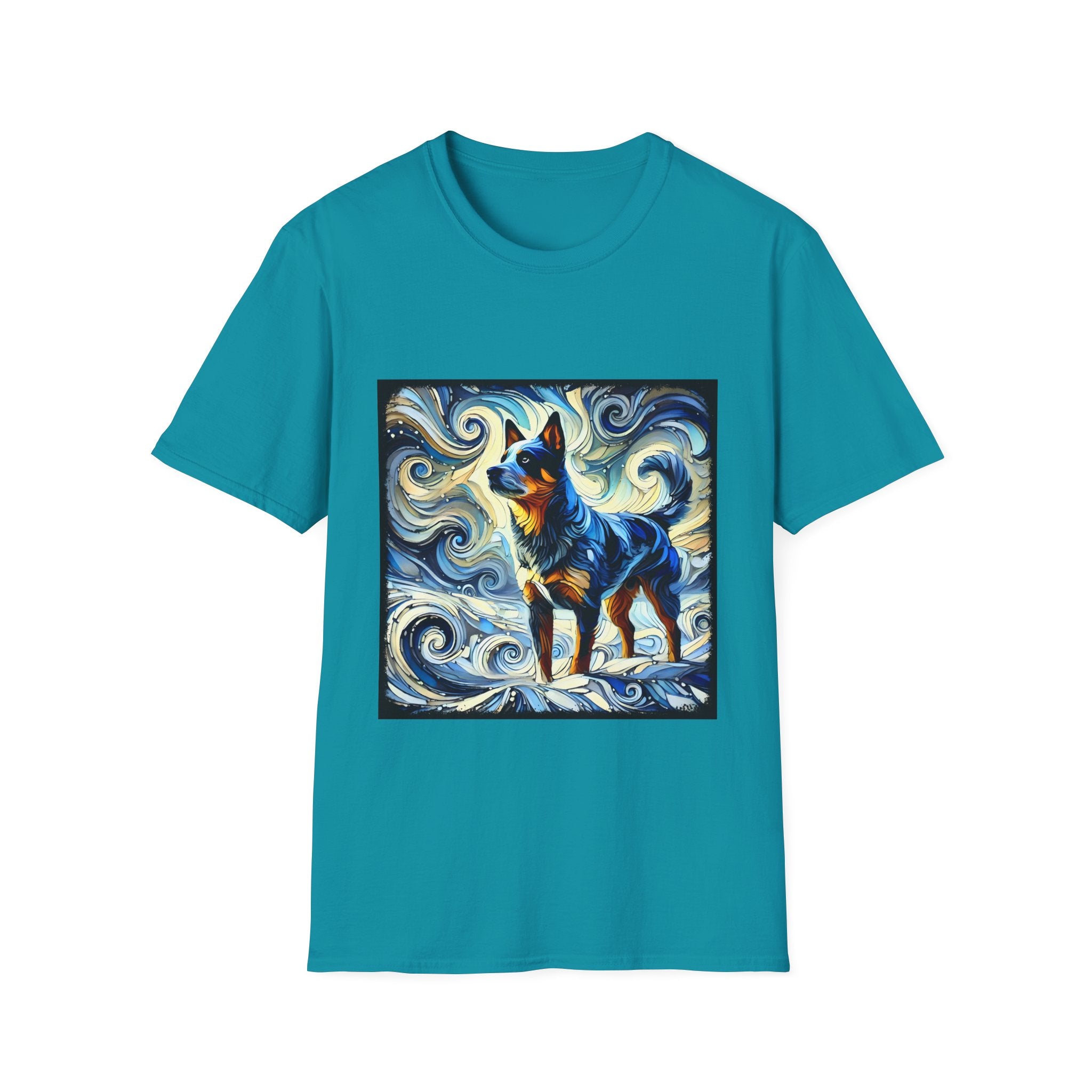 Australian Cattle Dog Blue Swirl | Unisex Dog T-Shirt