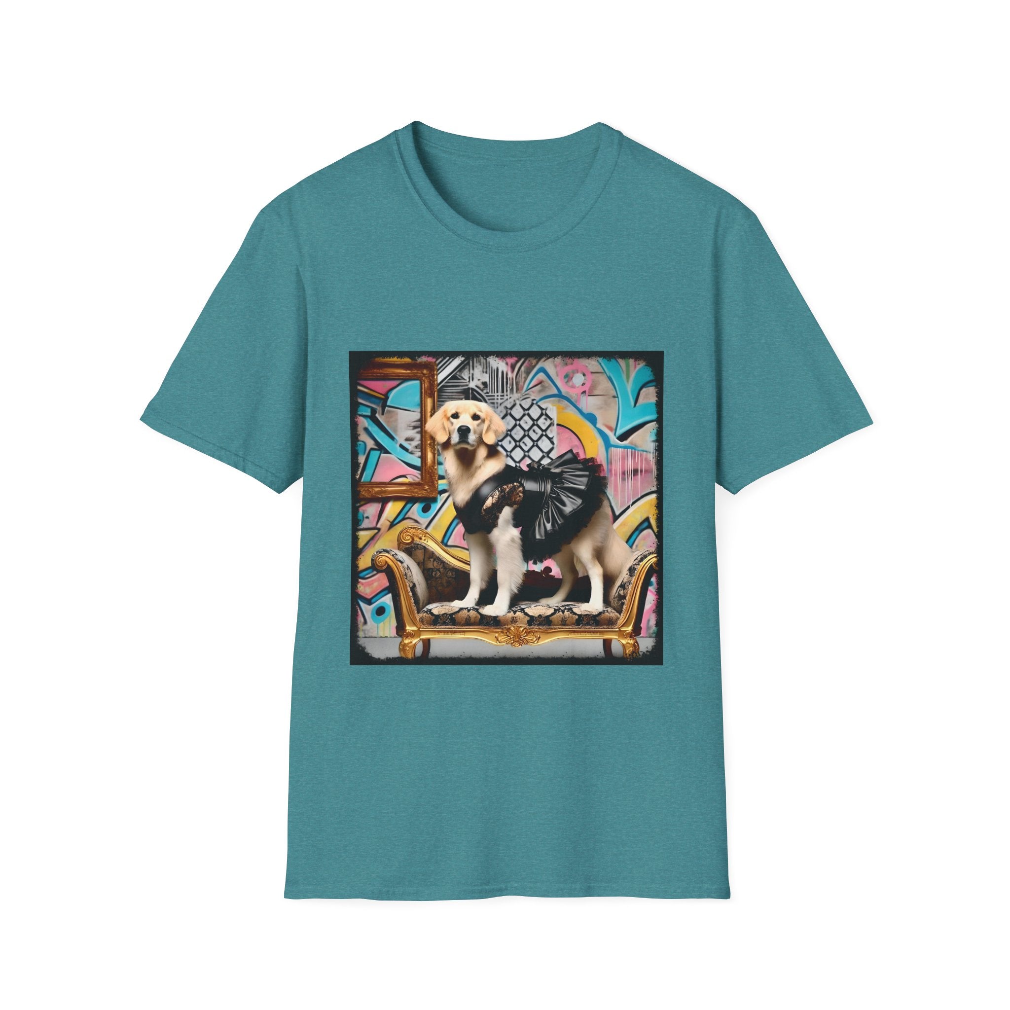 Golden Retriever Urban Chic | Unisex Dog T-Shirt