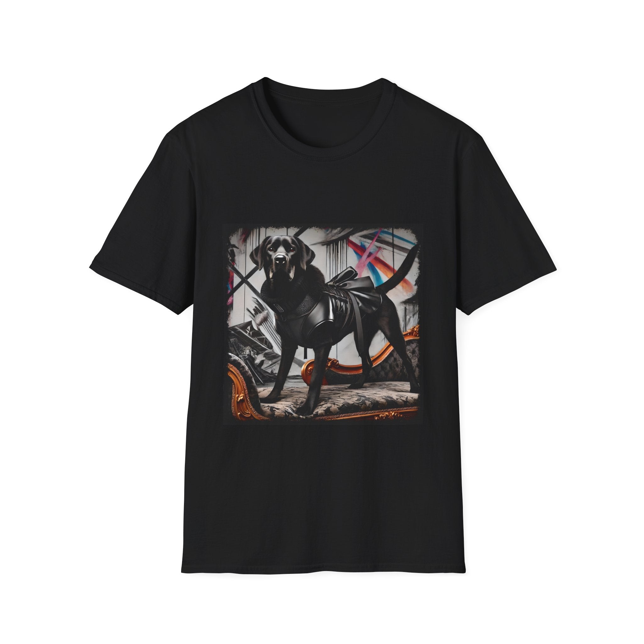 Labrador Retriever Leather Rockette | Unisex Dog T-Shirt