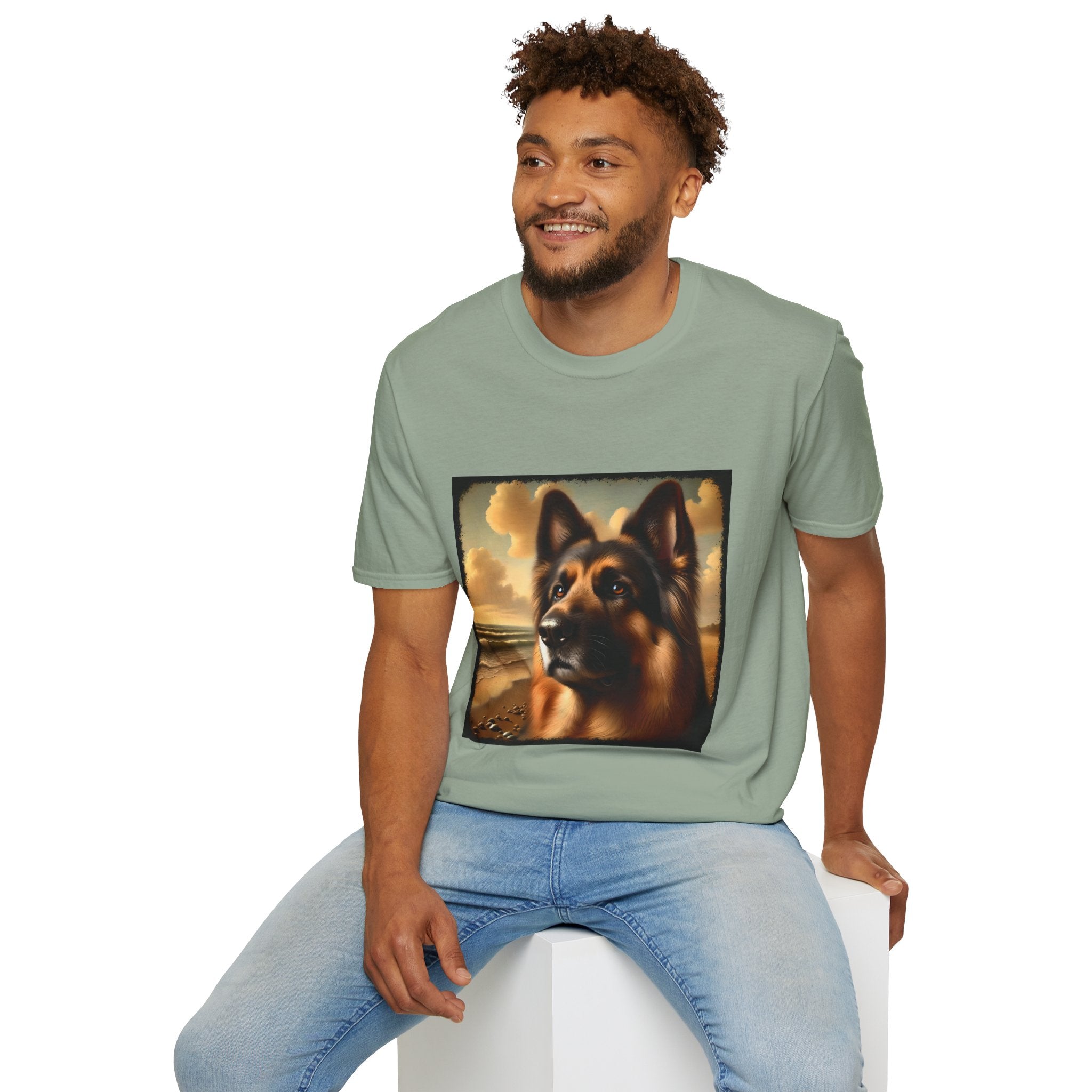 German Shepherd Beach Classic | Unisex Dog T-Shirt