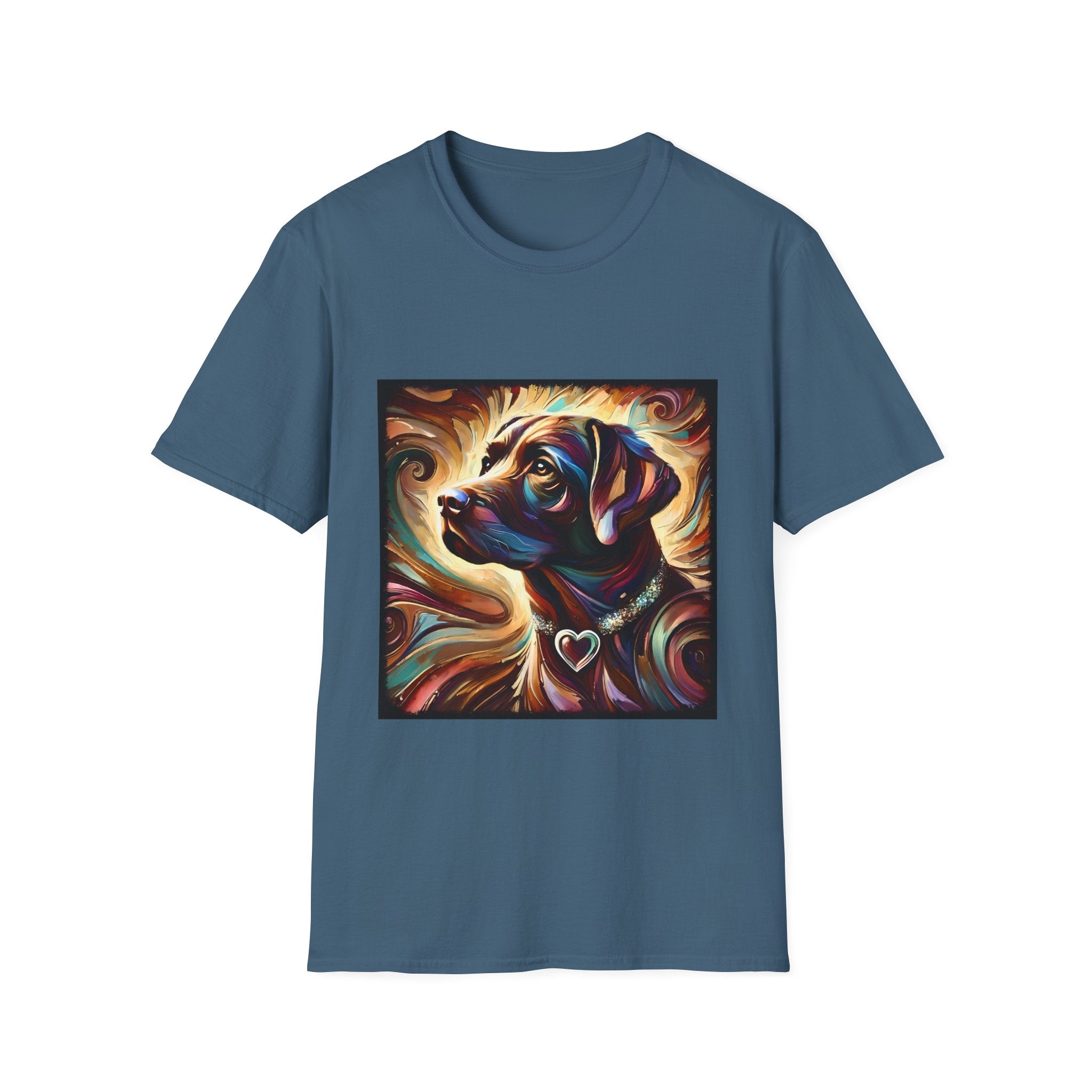 Labrador Retriever Warm Heart Swirl | Unisex Dog T-Shirt