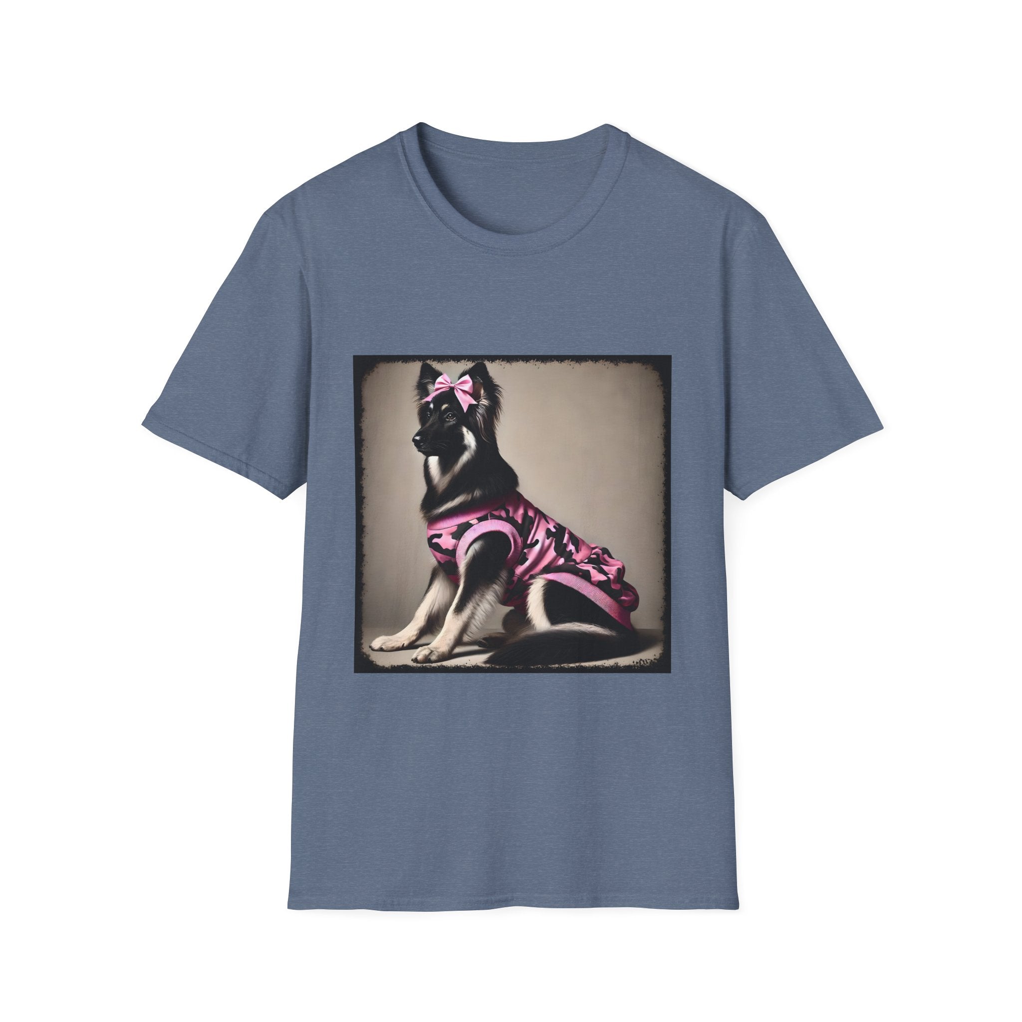 German Shepherd Pink Camo Cutie | Unisex Dog T-Shirt