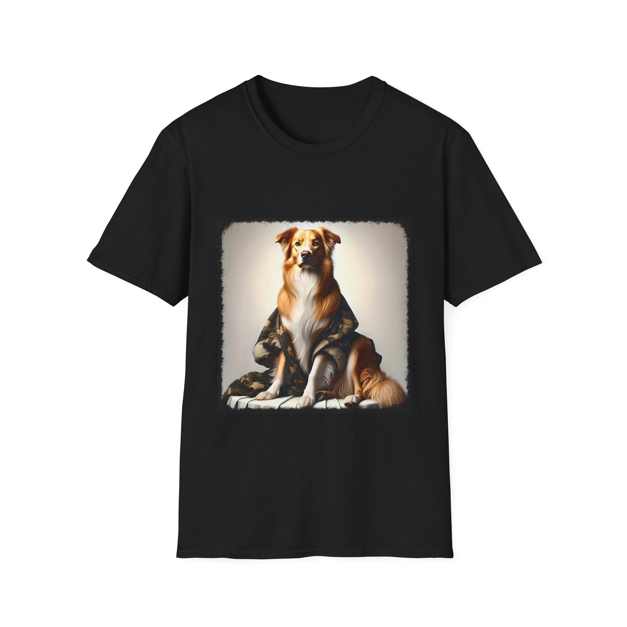 Border Collie Chic Camo  | Unisex Dog T-Shirt