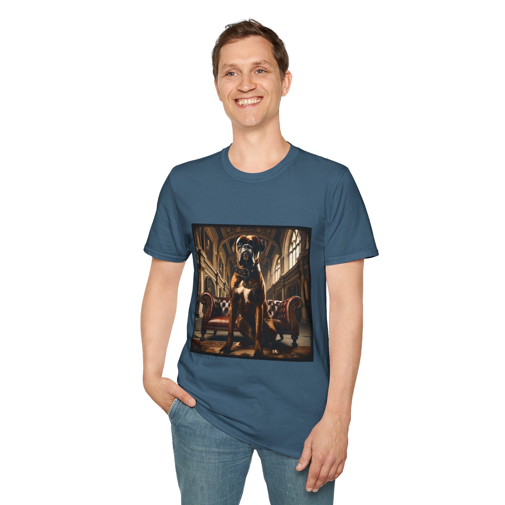 Boxer Poised Prince | Unisex Dog T-Shirt