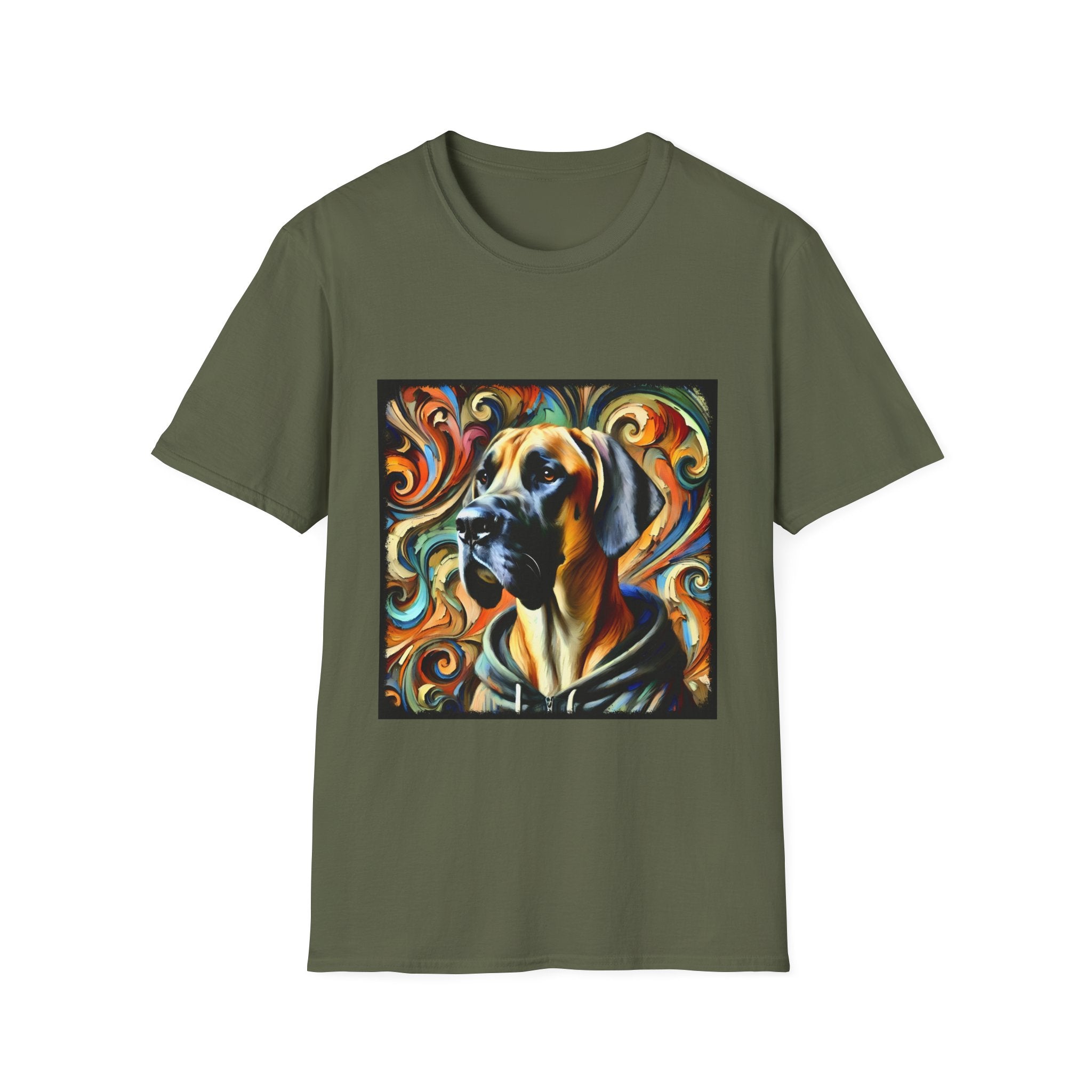 Great Dane Street Swirl | Unisex Dog T-Shirt