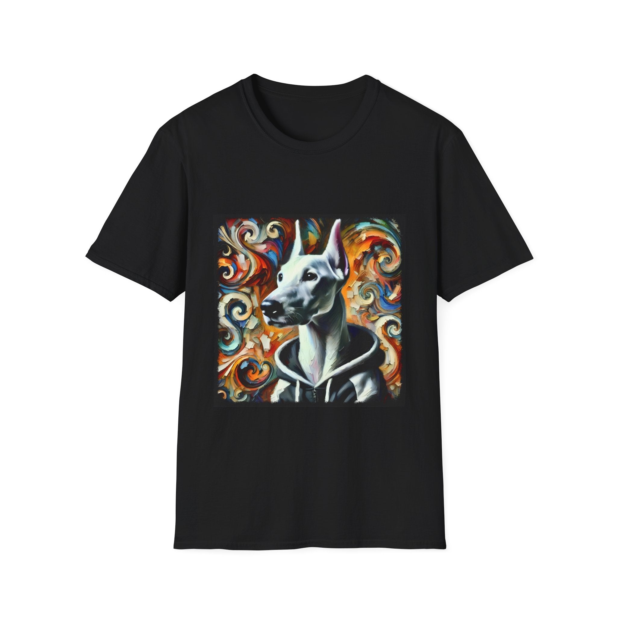 Doberman Pinscher Street Swirl | Unisex Dog T-Shirt