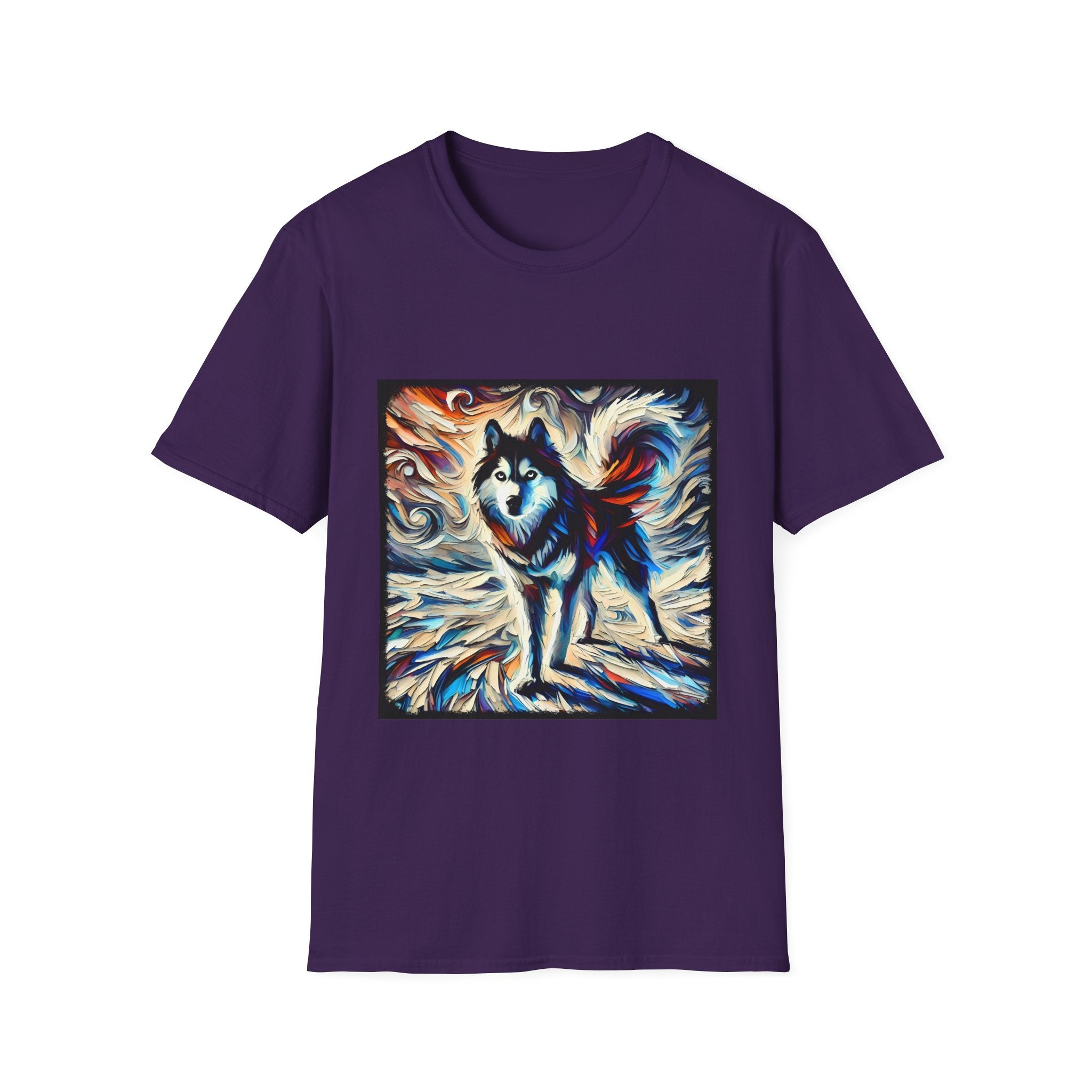 Siberian Husky Vivid Dream Swirl | Unisex Dog T-Shirt