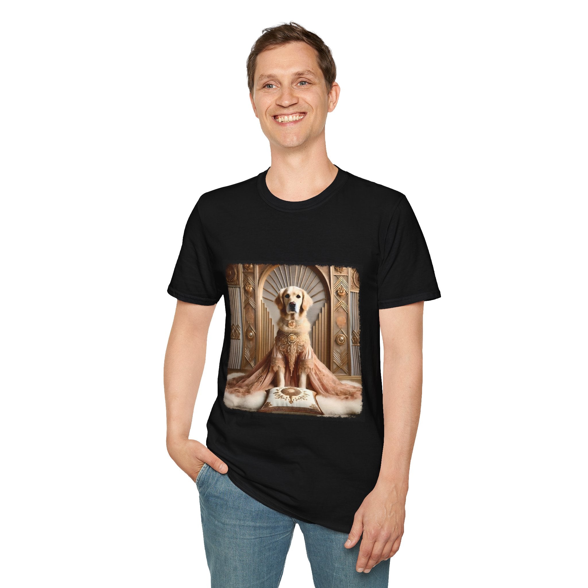 Golden Retriever Luxe Lady | Unisex Dog T-Shirt