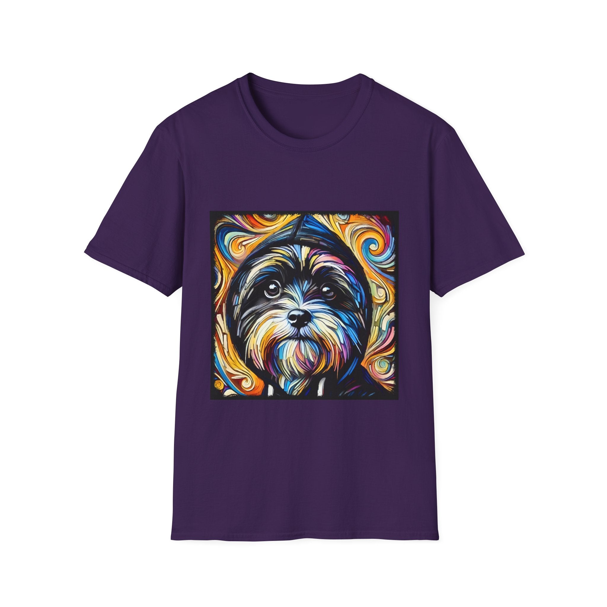Havanese Street Swirl | Unisex Dog T-Shirt