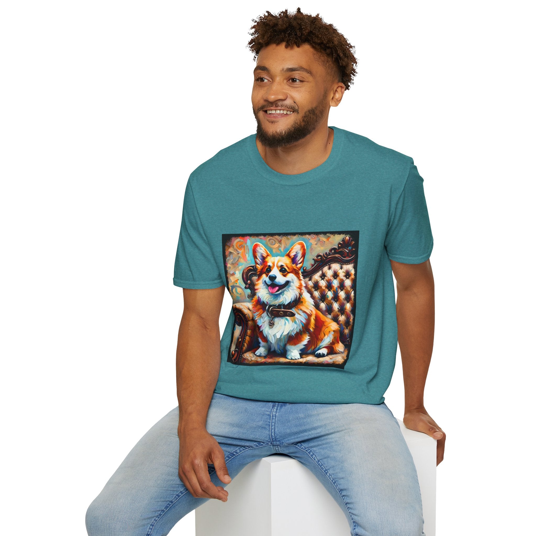 Pembroke Welsh Corgi Warm Swirl | Unisex Dog T-Shirt