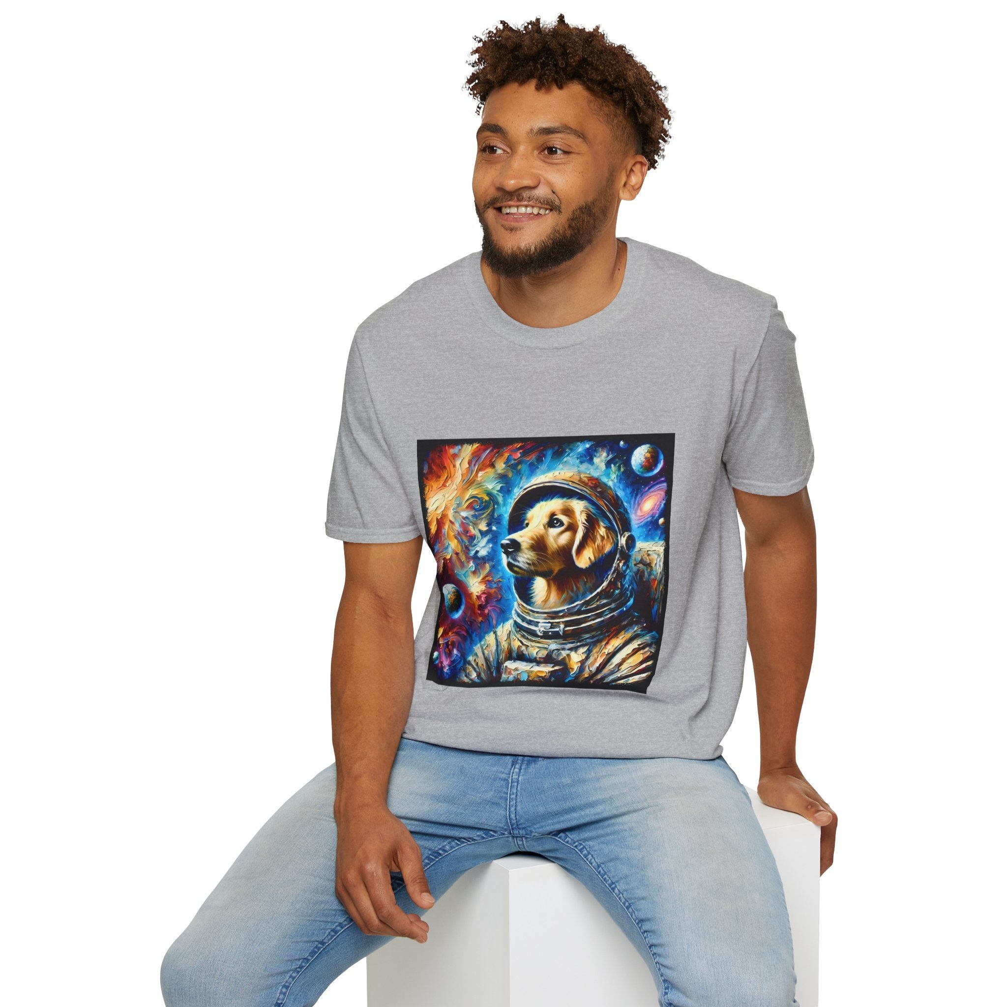 Golden Retriever Space Pup | Unisex Dog T-Shirt