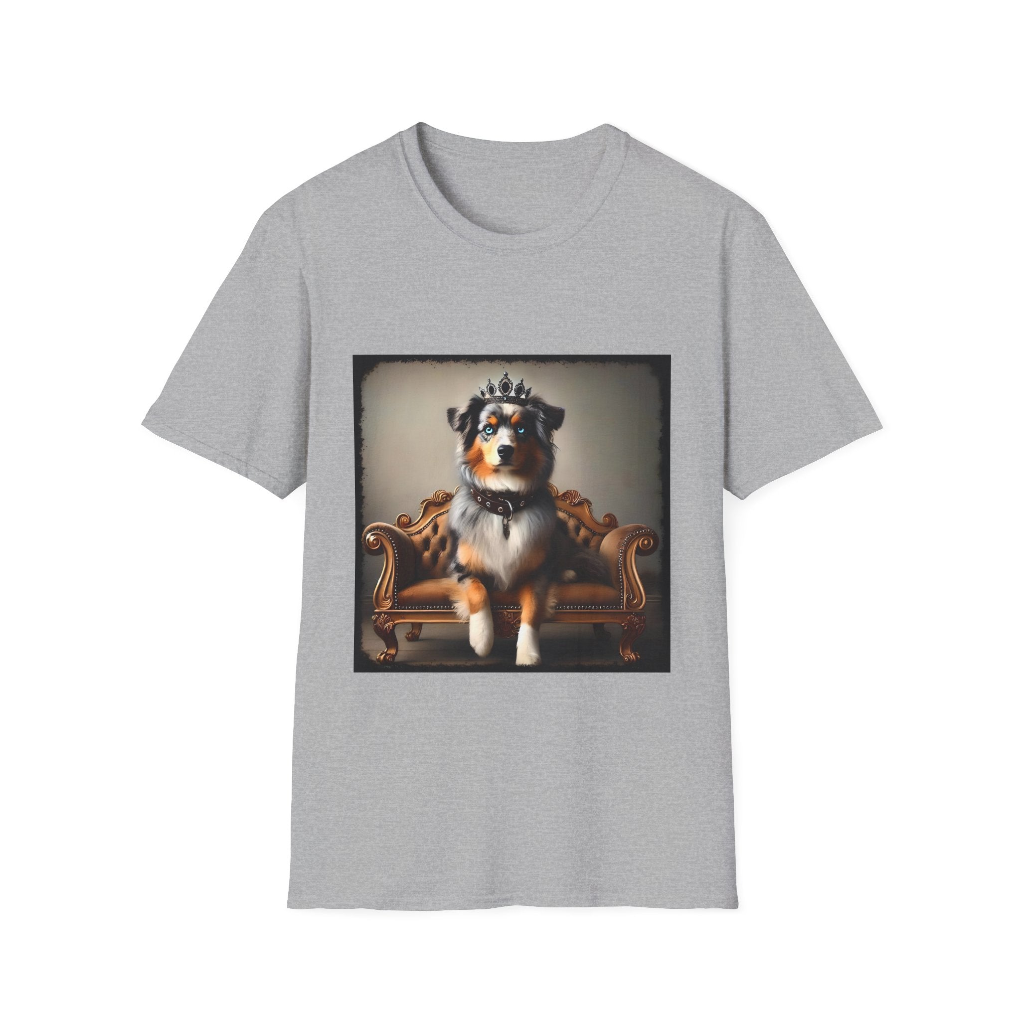 Miniature American Shepherd Crowned Princess | Unisex Dog T-Shirt