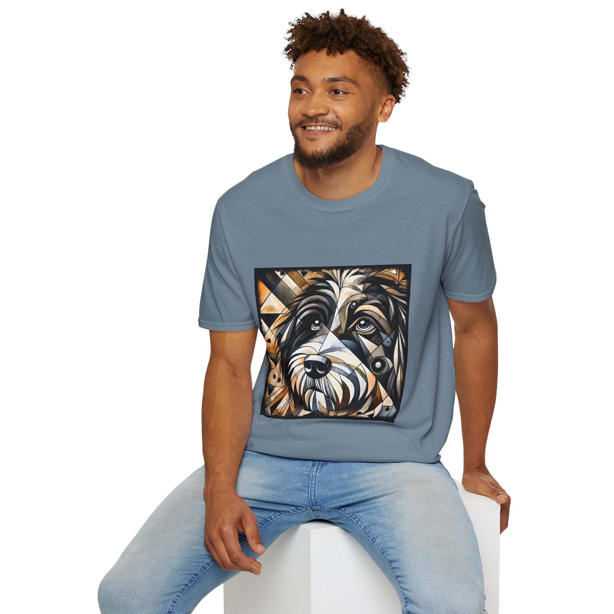 Bernedoodle Bold Geometric | Unisex Dog T-Shirt