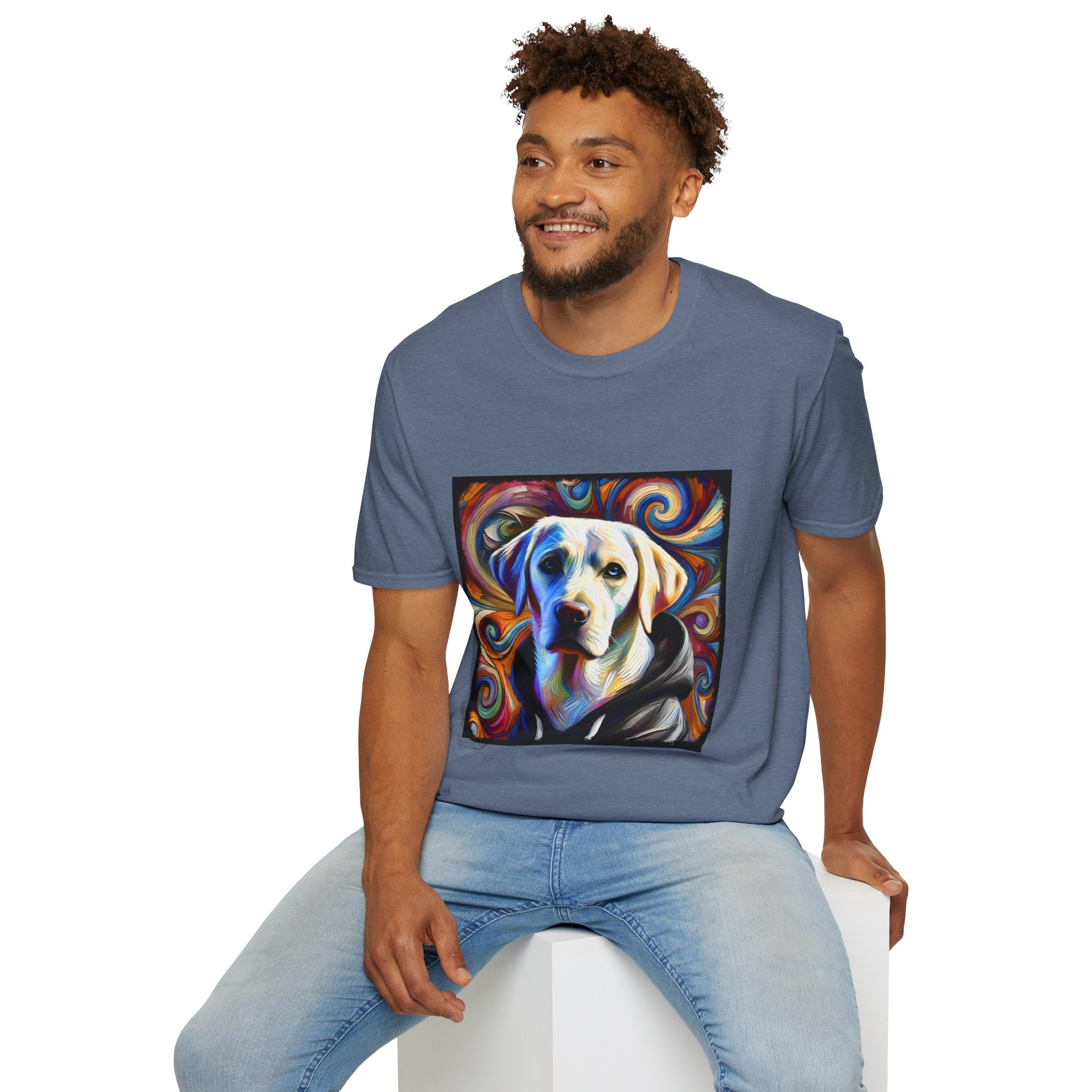 Labrador Retriever Relaxed Swirl | Unisex Dog T-Shirt