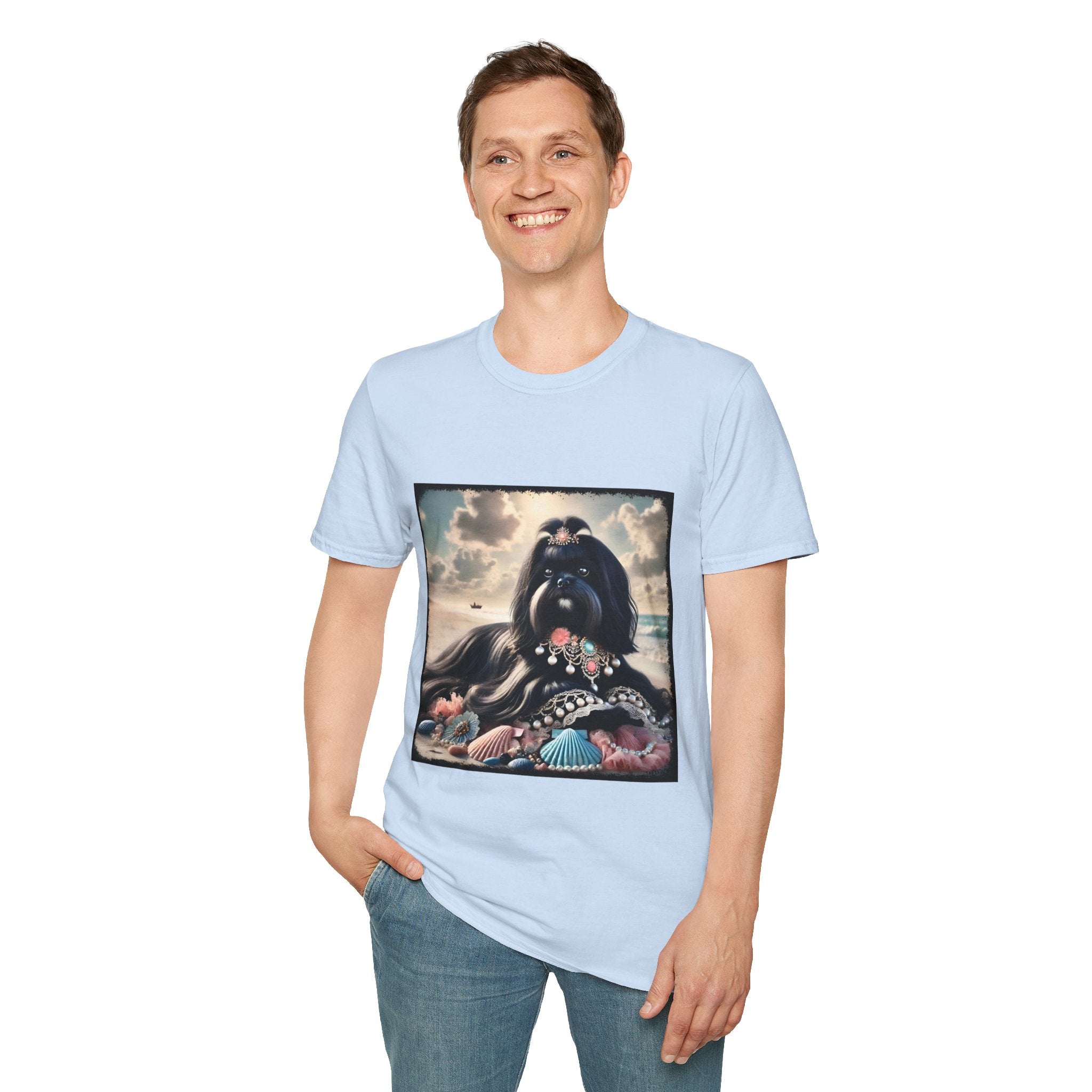 Shih Tzu Shell Chic | Unisex Dog T-Shirt