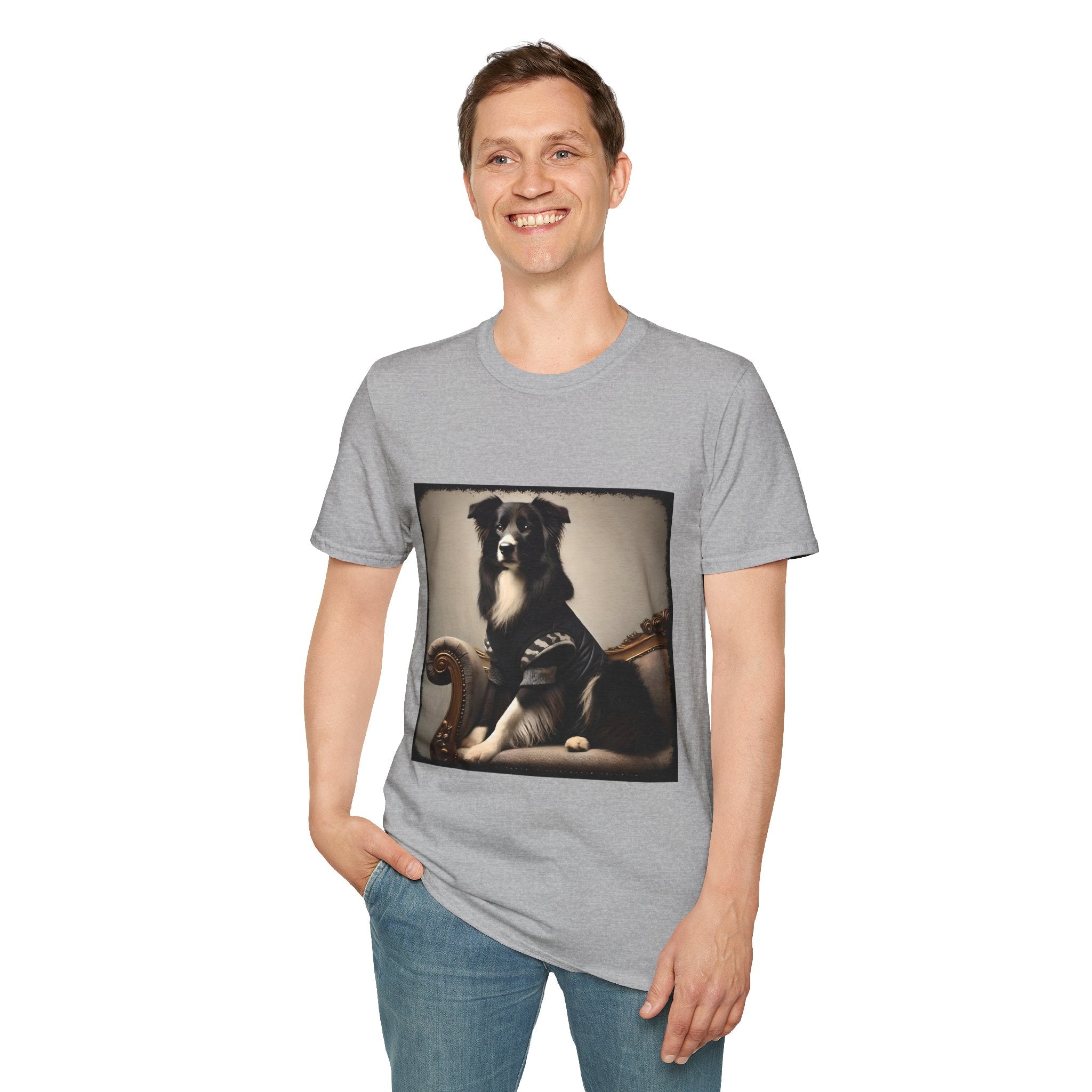 Border Collie Camo Charm | Unisex Dog T-Shirt