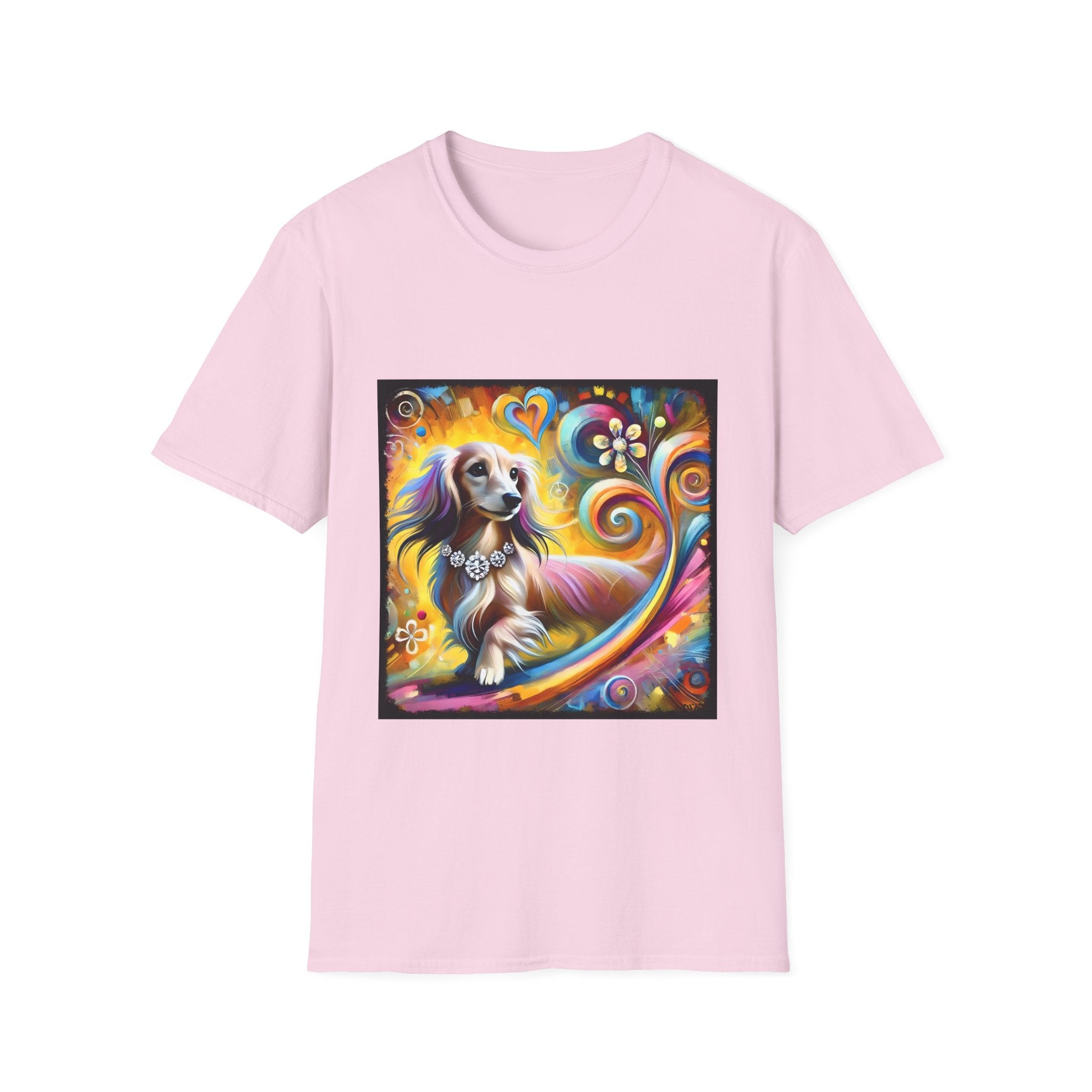 Dachshund Bold Diamond Swirl | Unisex Dog T-Shirt