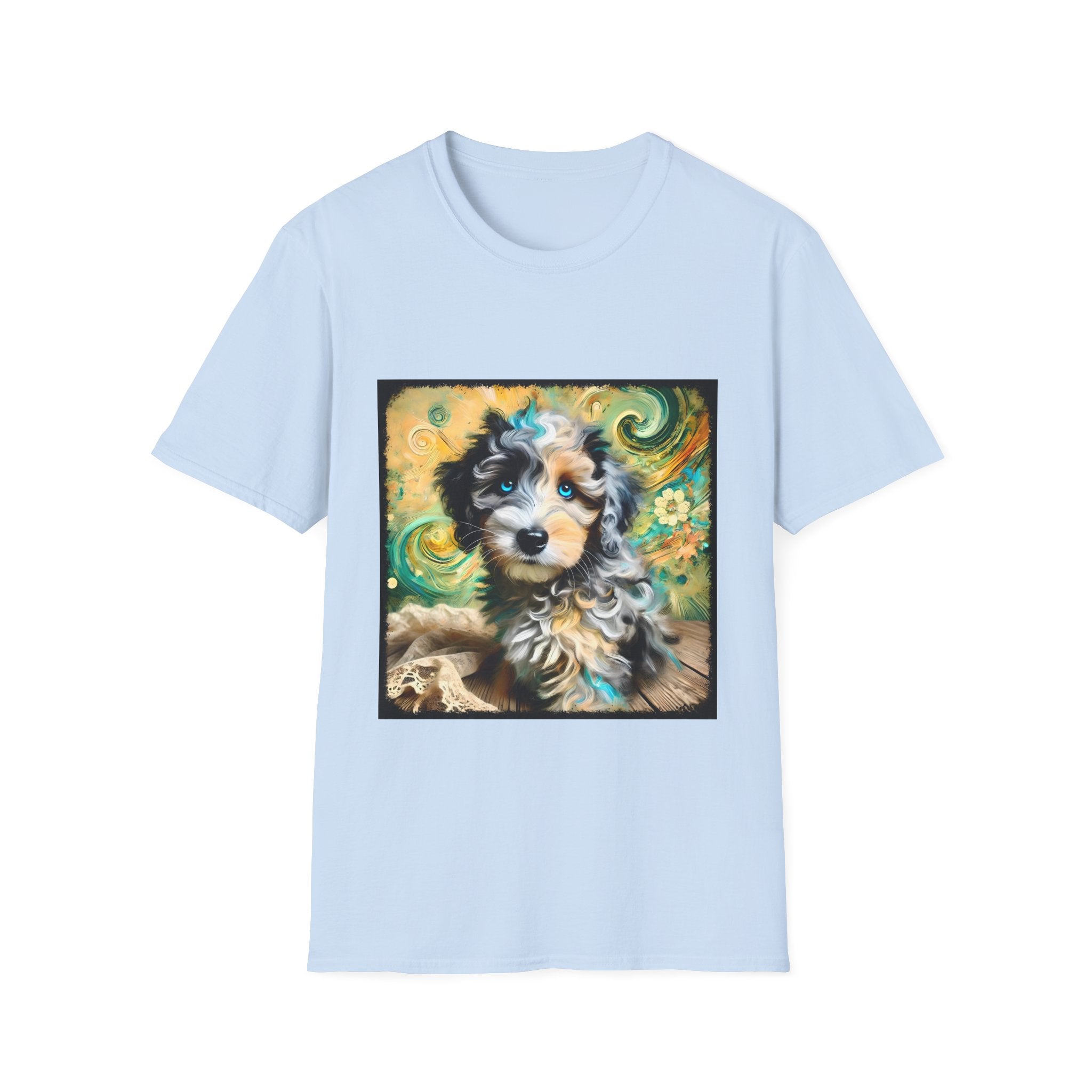 Aussiedoodle Emerald Swirl | Unisex Dog T-Shirt