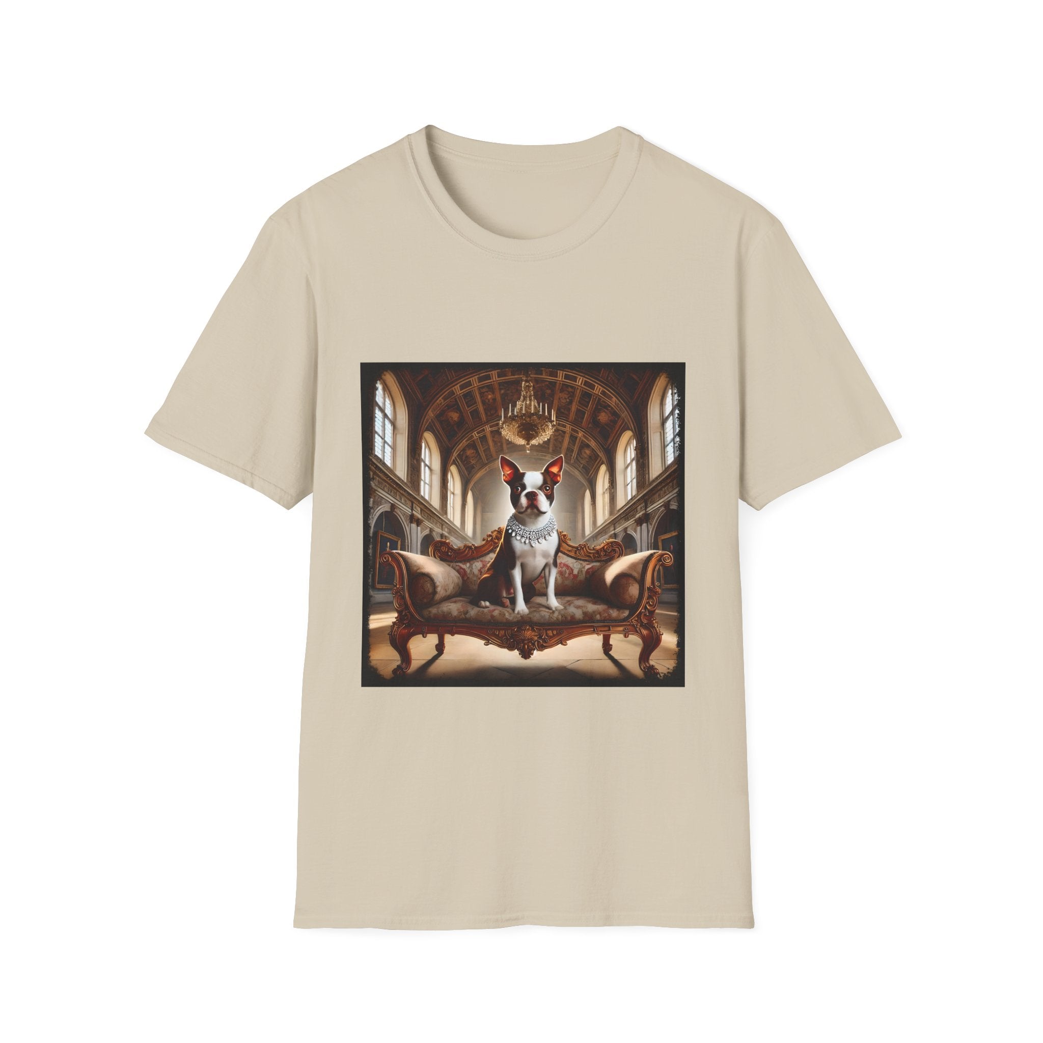 Boston Terrier Poised Princess  | Unisex Dog T-Shirt