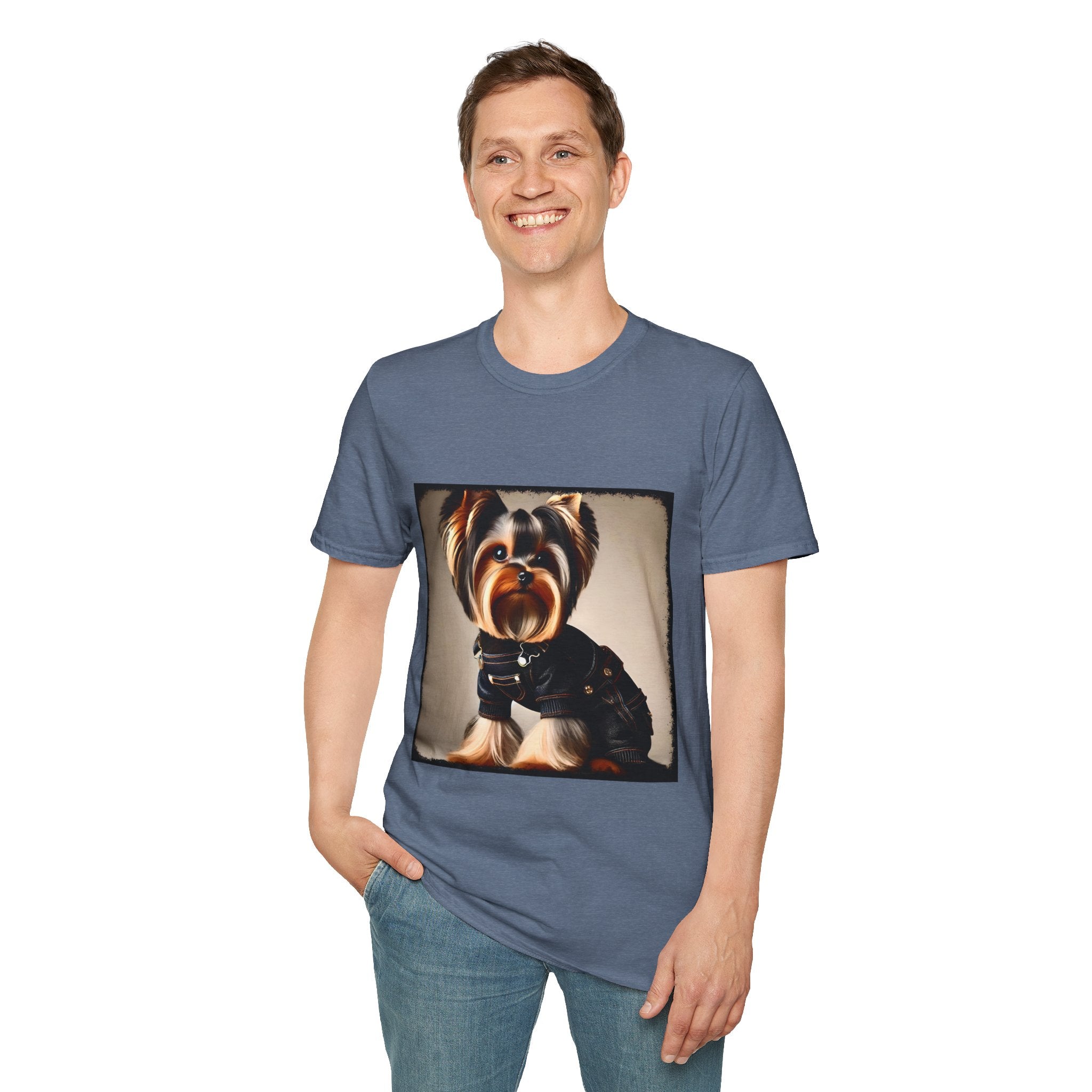 Yorkshire Terrier Denim Doll | Unisex Dog T-Shirt