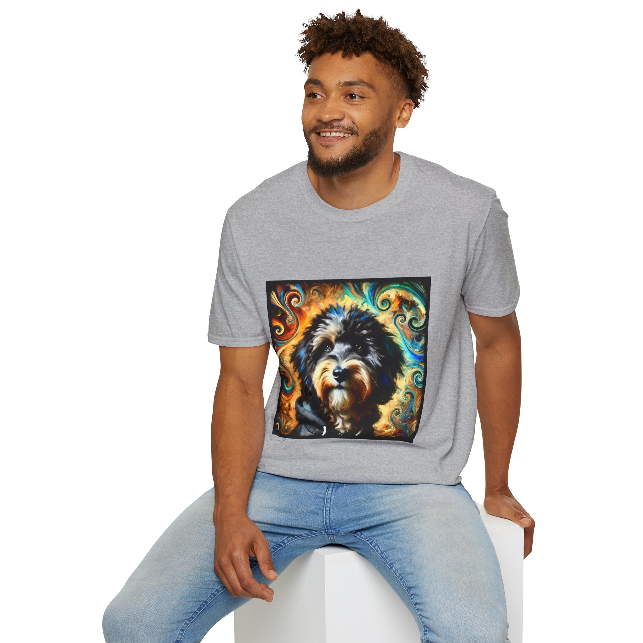 Aussiedoodle Hoodie Swirl | Unisex Dog T-Shirt