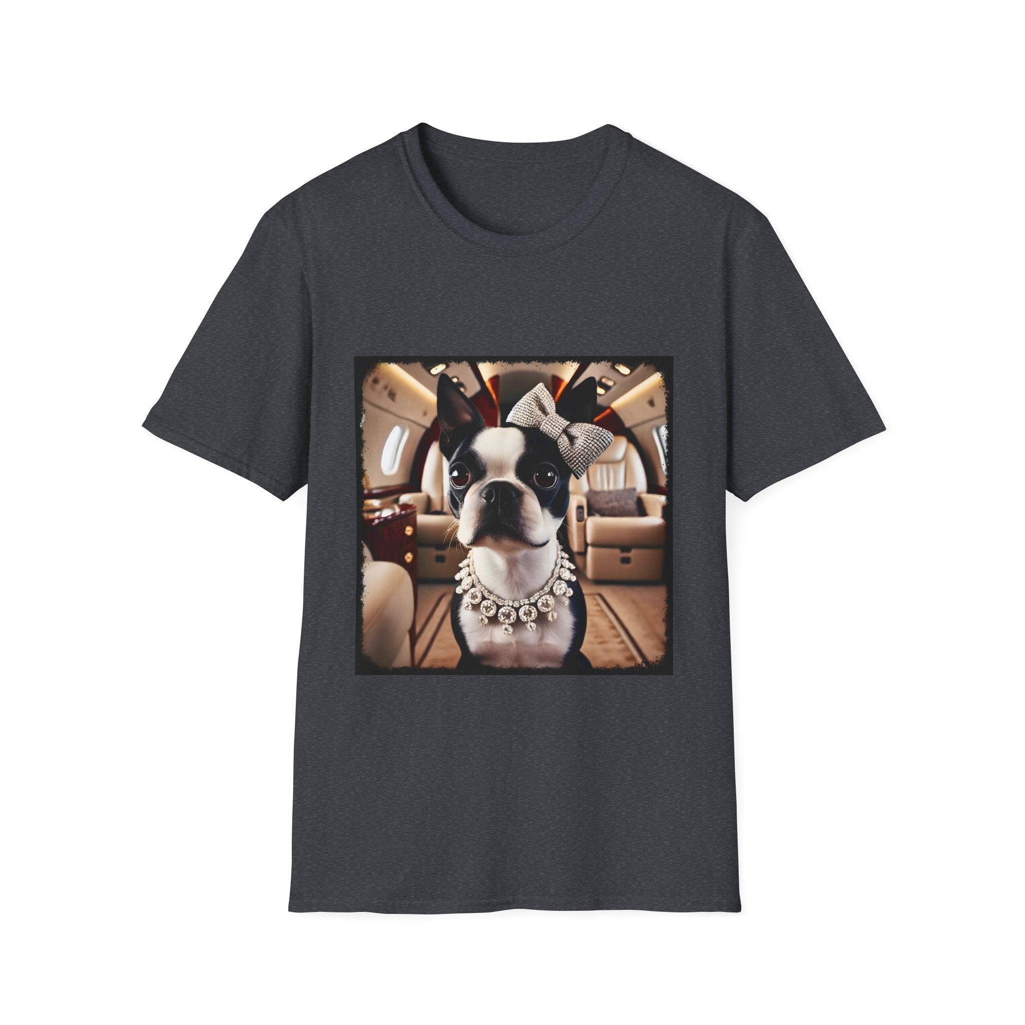 Boston Terrier Jet Setter | Unisex Dog T-Shirt