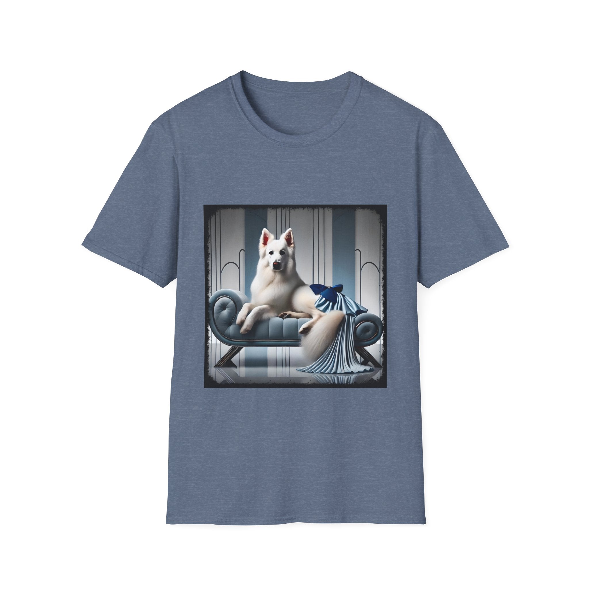 German Shepherd Blue Icon | Unisex Dog T-Shirt