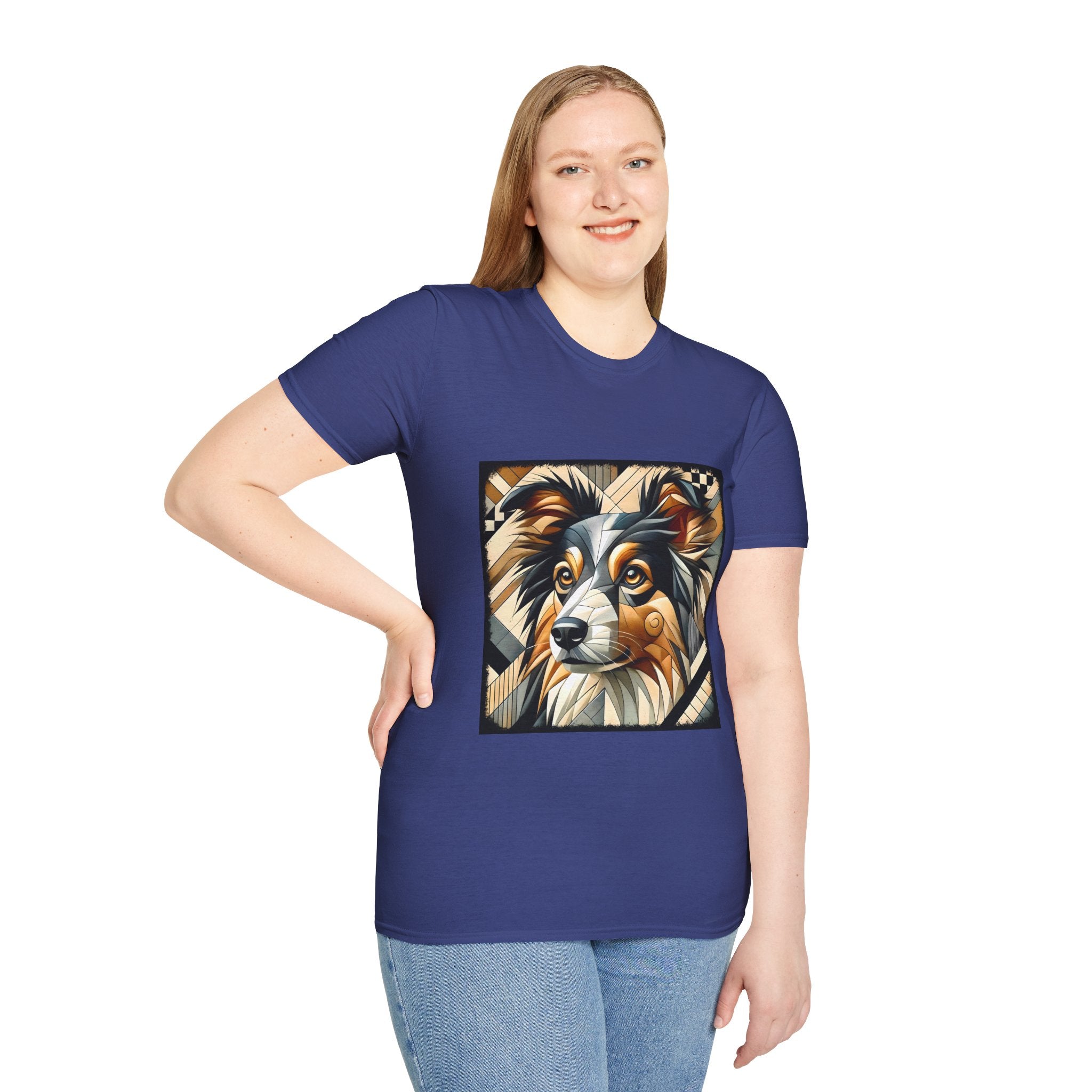 Miniature American Shepherd Geometric | Unisex Dog T-Shirt