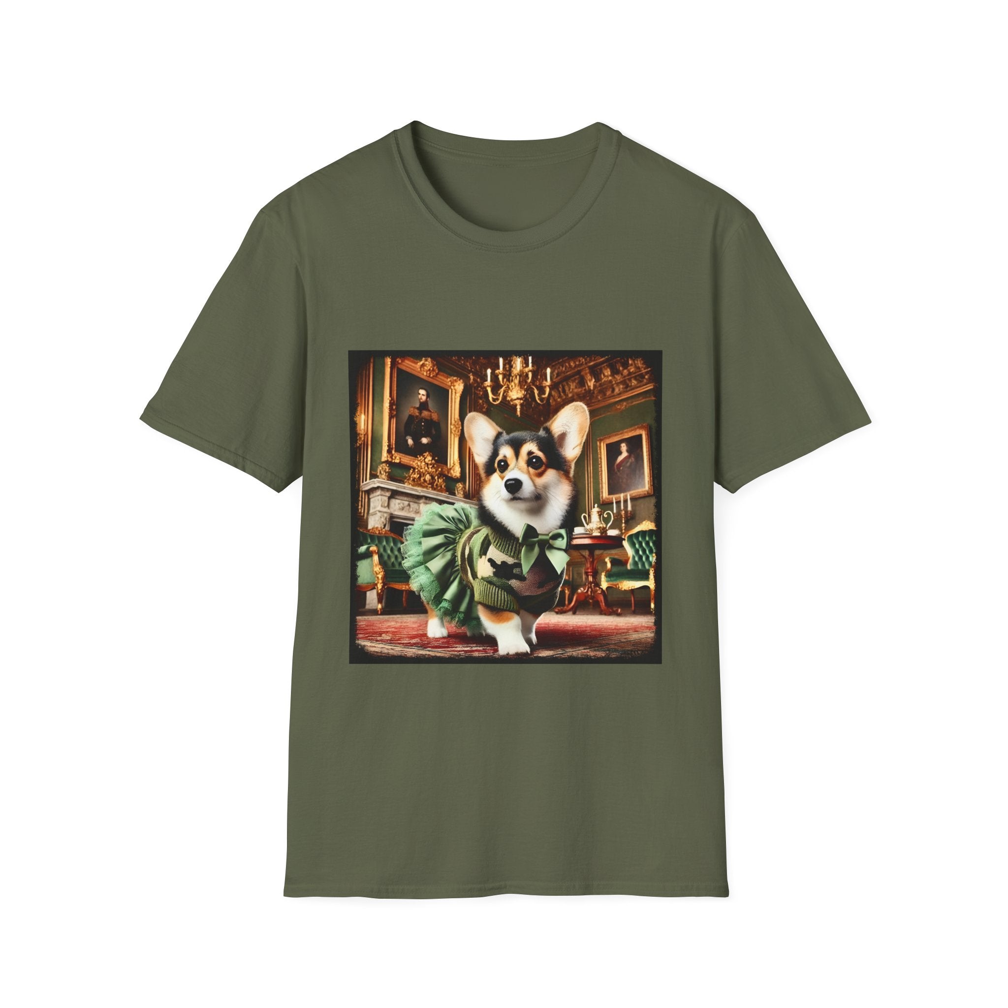 Pembroke Welsh Corgi Camo Glam | Unisex Dog T-Shirt