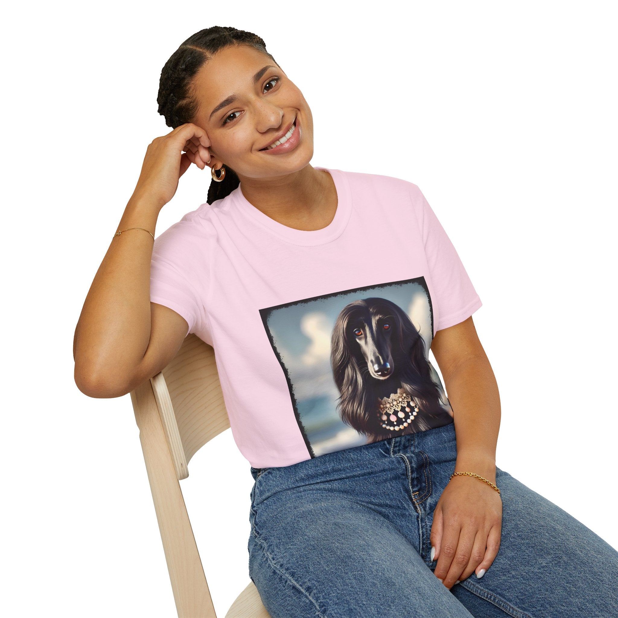 Afghan Hound Beach Bombshell | Unisex Dog T-Shirt