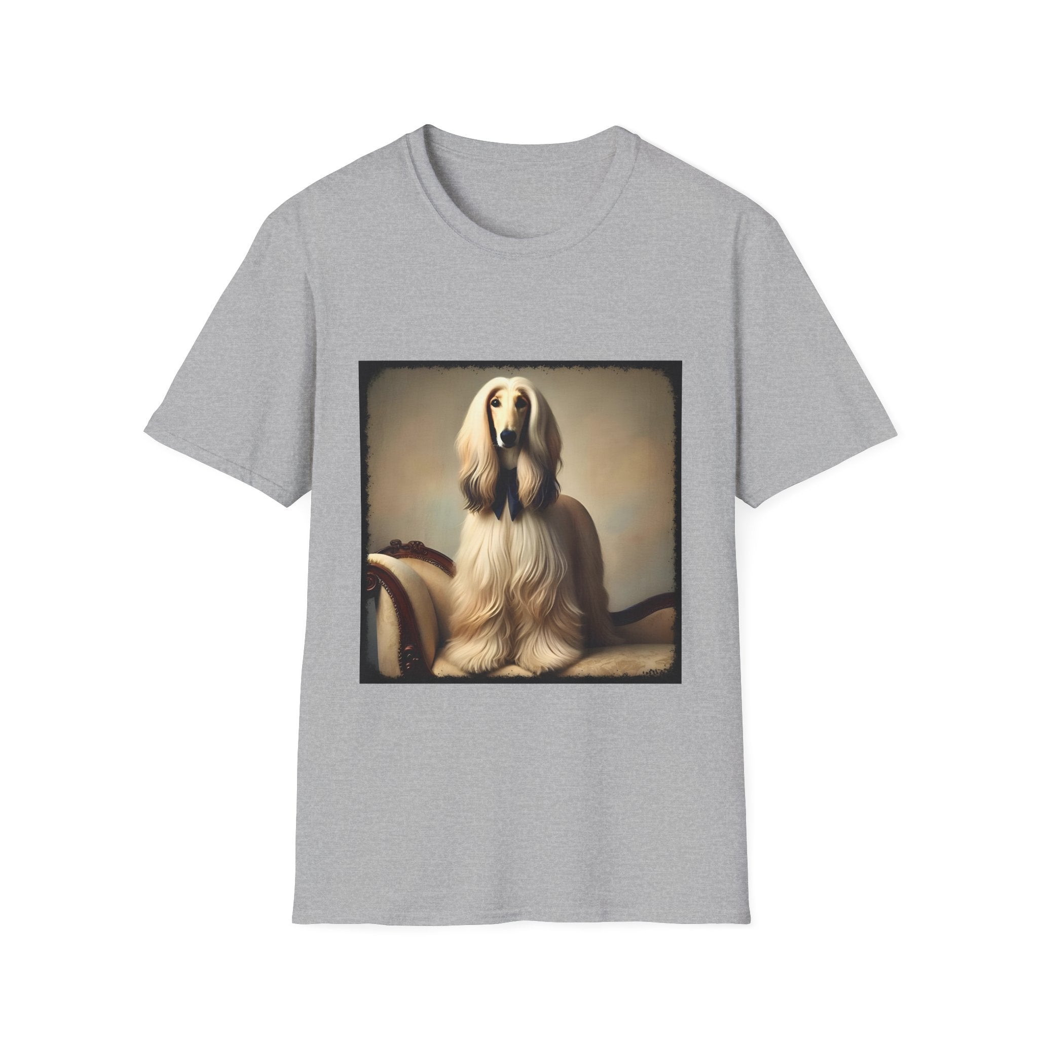Afghan Hound Posh Portrait | Unisex Dog T-Shirt