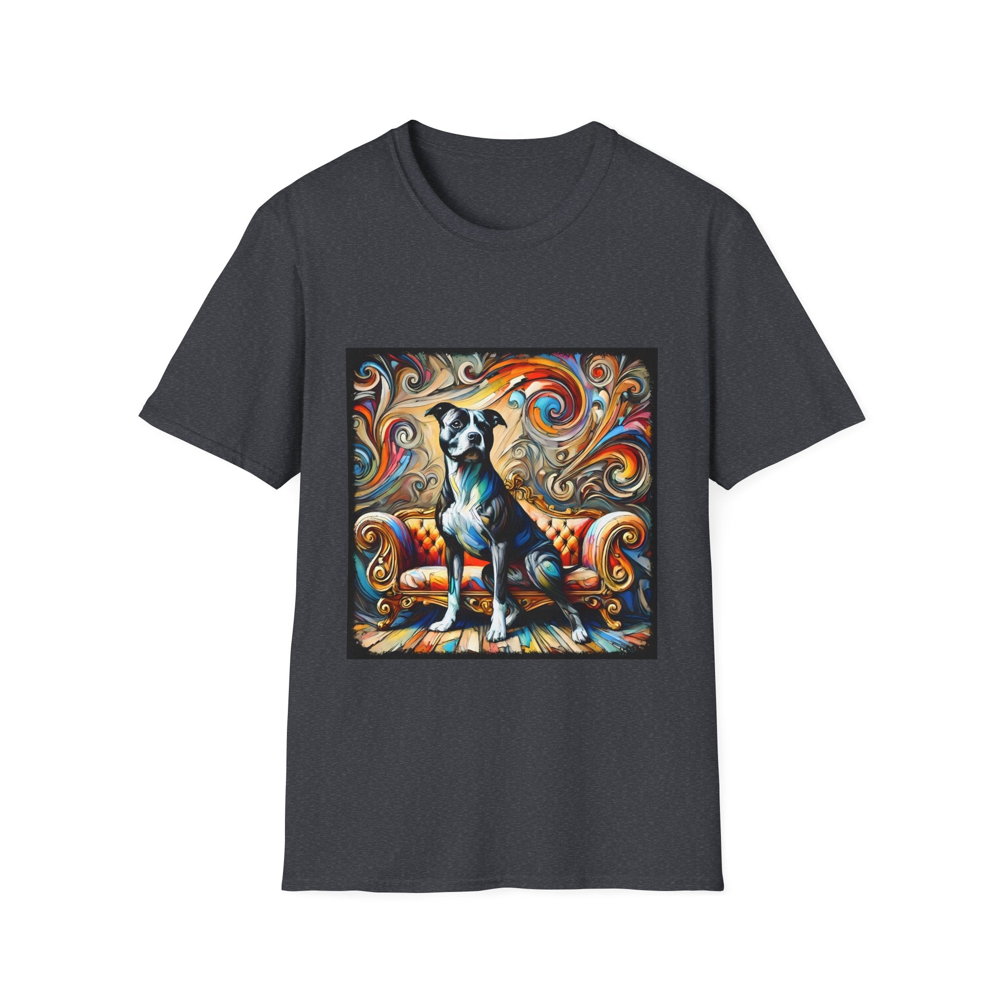 American Pit Bull Terrier Kaleidoscopic Swirl  | Unisex Dog T-Shirt