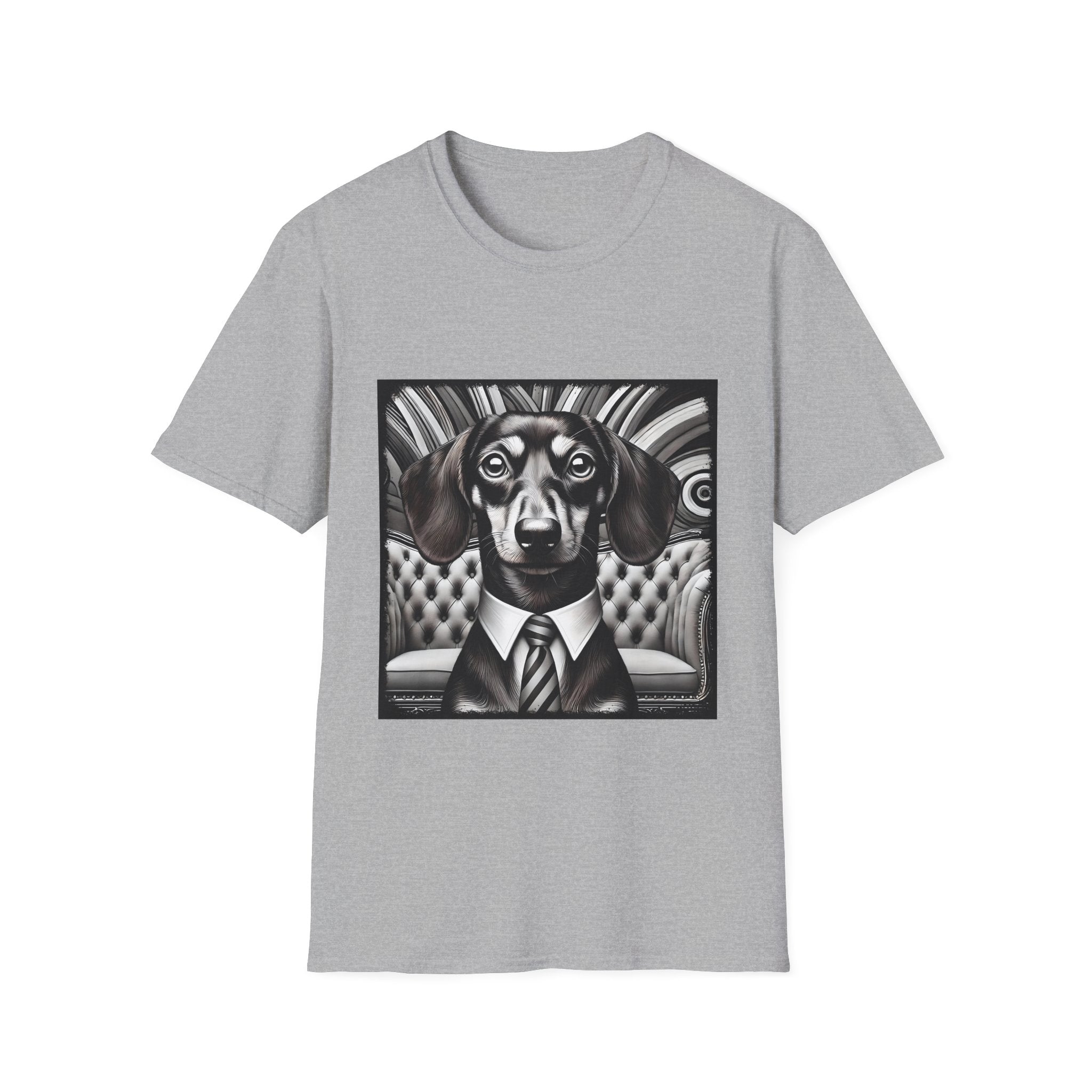 Dachshund B&W Gentleman | Unisex Dog T-Shirt