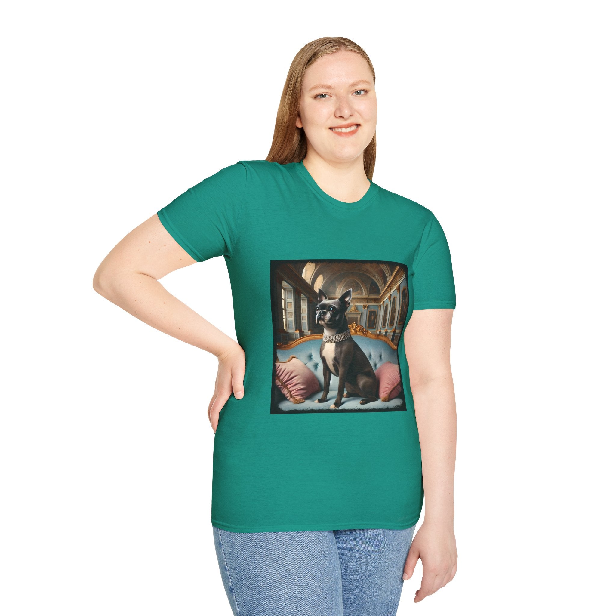 Boston Terrier Blue Baroness | Unisex Dog T-Shirt