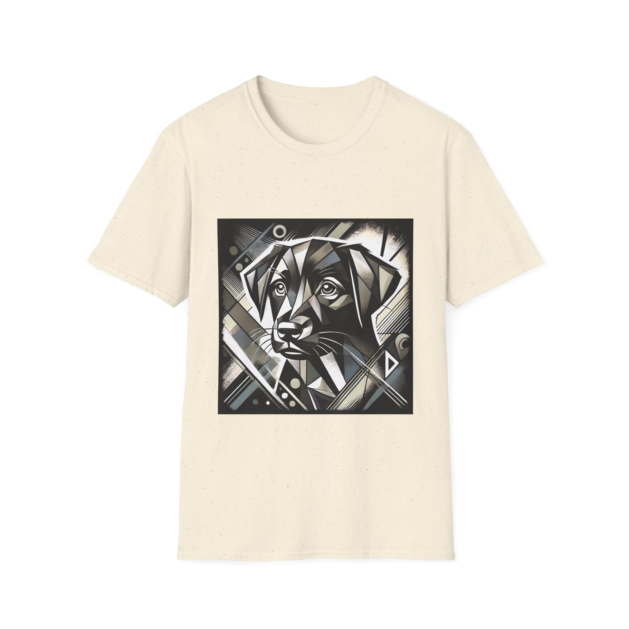 Labrador Retriever B&W Bold Geometric | Unisex Dog T-Shirt