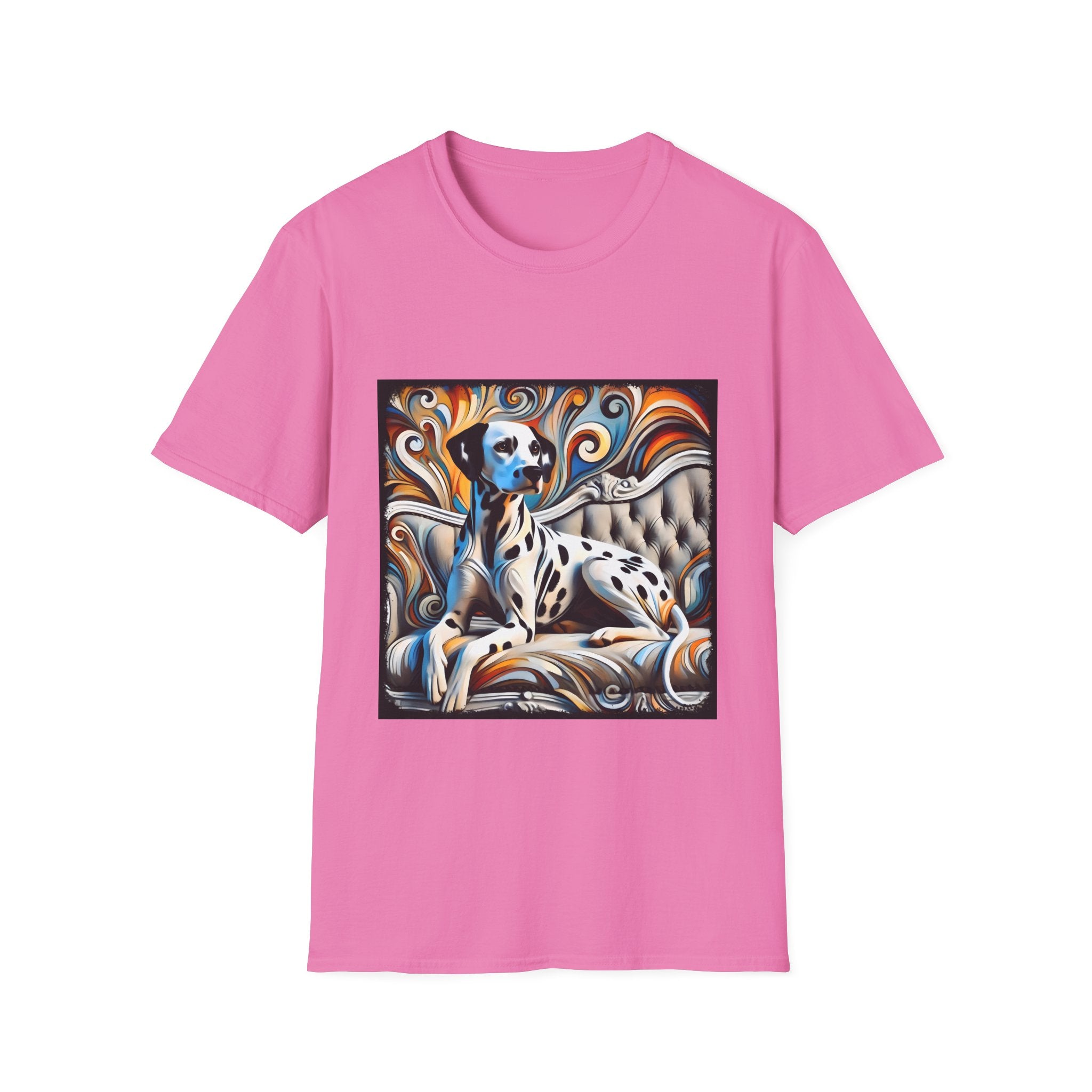 Dalmatian vivid Swirl | Unisex Dog T-Shirt