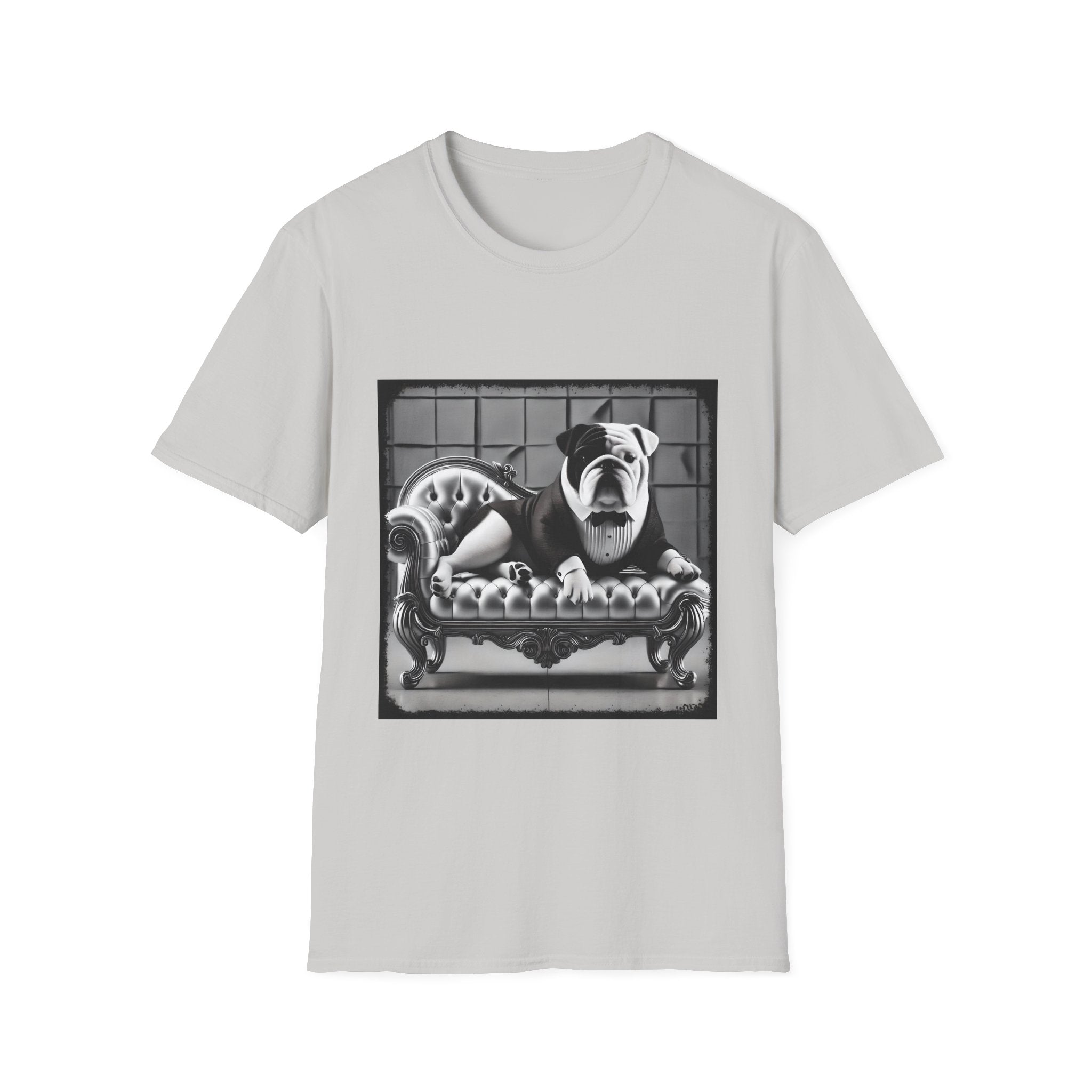 Bulldog B&W Boss | Unisex Dog T-Shirt