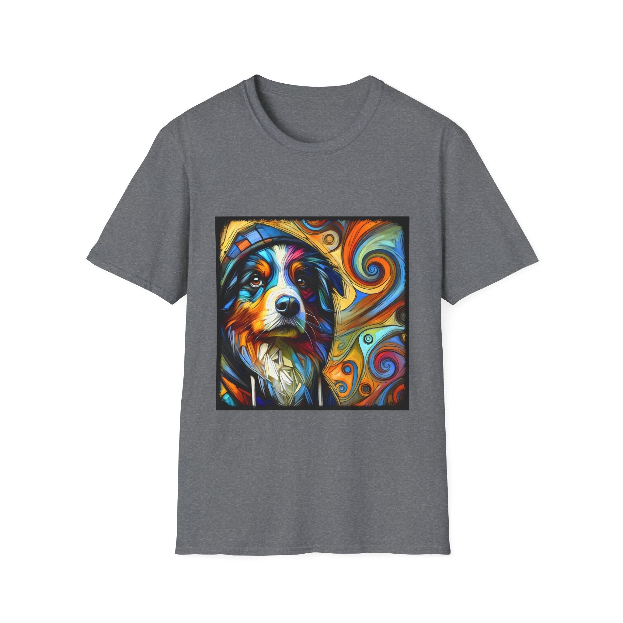 Australian Shepherd Relaxed Swirl | Unisex Dog T-Shirt